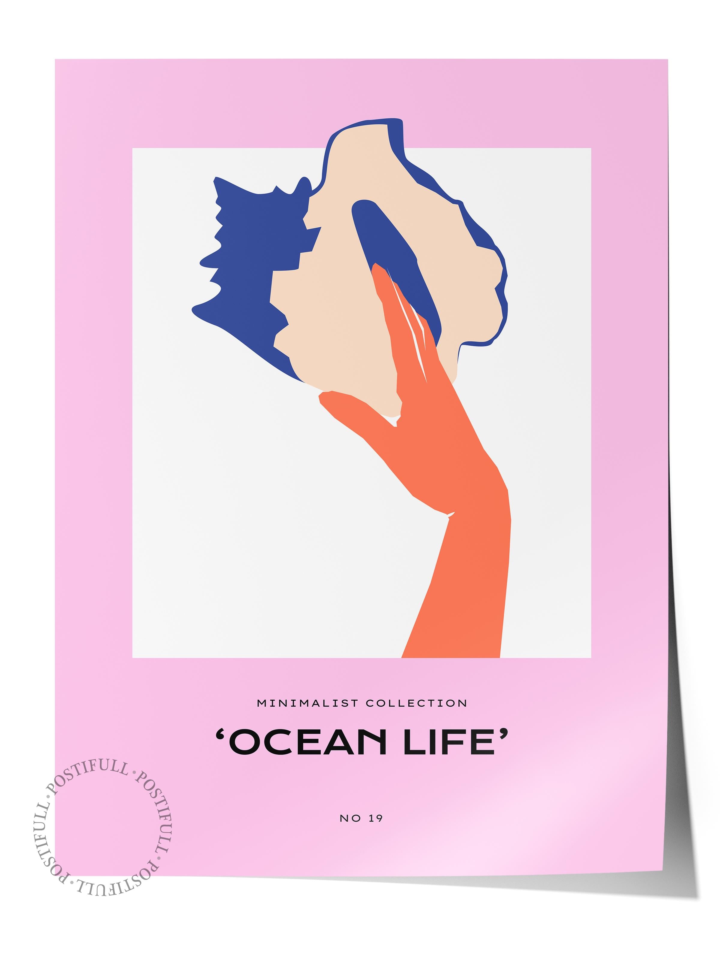 Estetik Duvar Posteri - Estetik Çizim Çerçevesiz Poster - Yatak Odası, Salon, Mutfak Duvar Dekoru