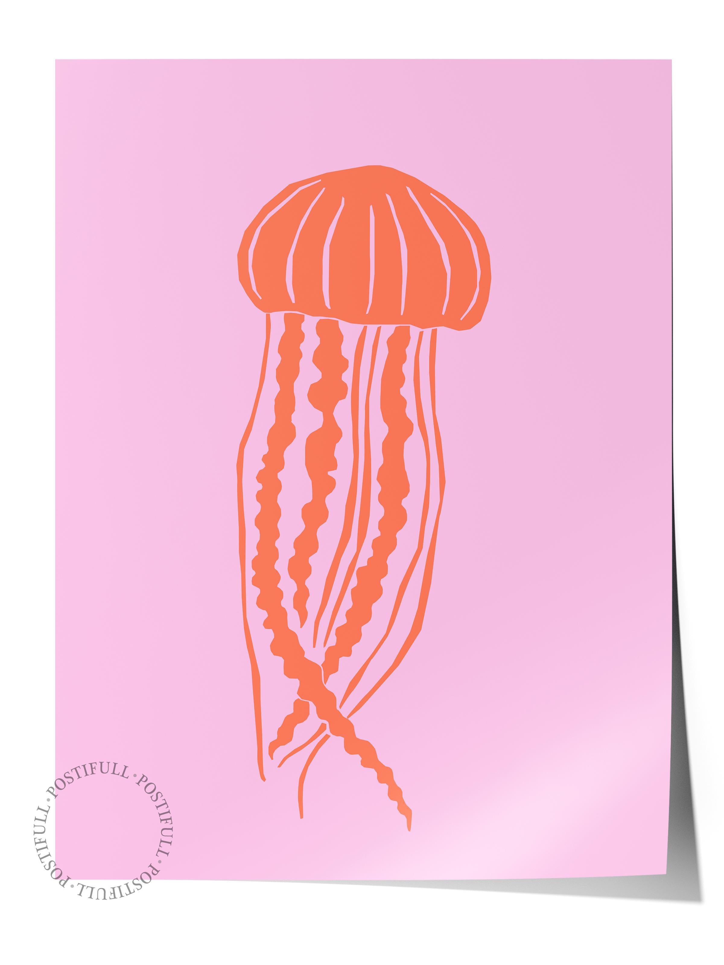 Estetik Duvar Posteri - Estetik Çizim Çerçevesiz Poster - Yatak Odası, Salon, Mutfak Duvar Dekoru