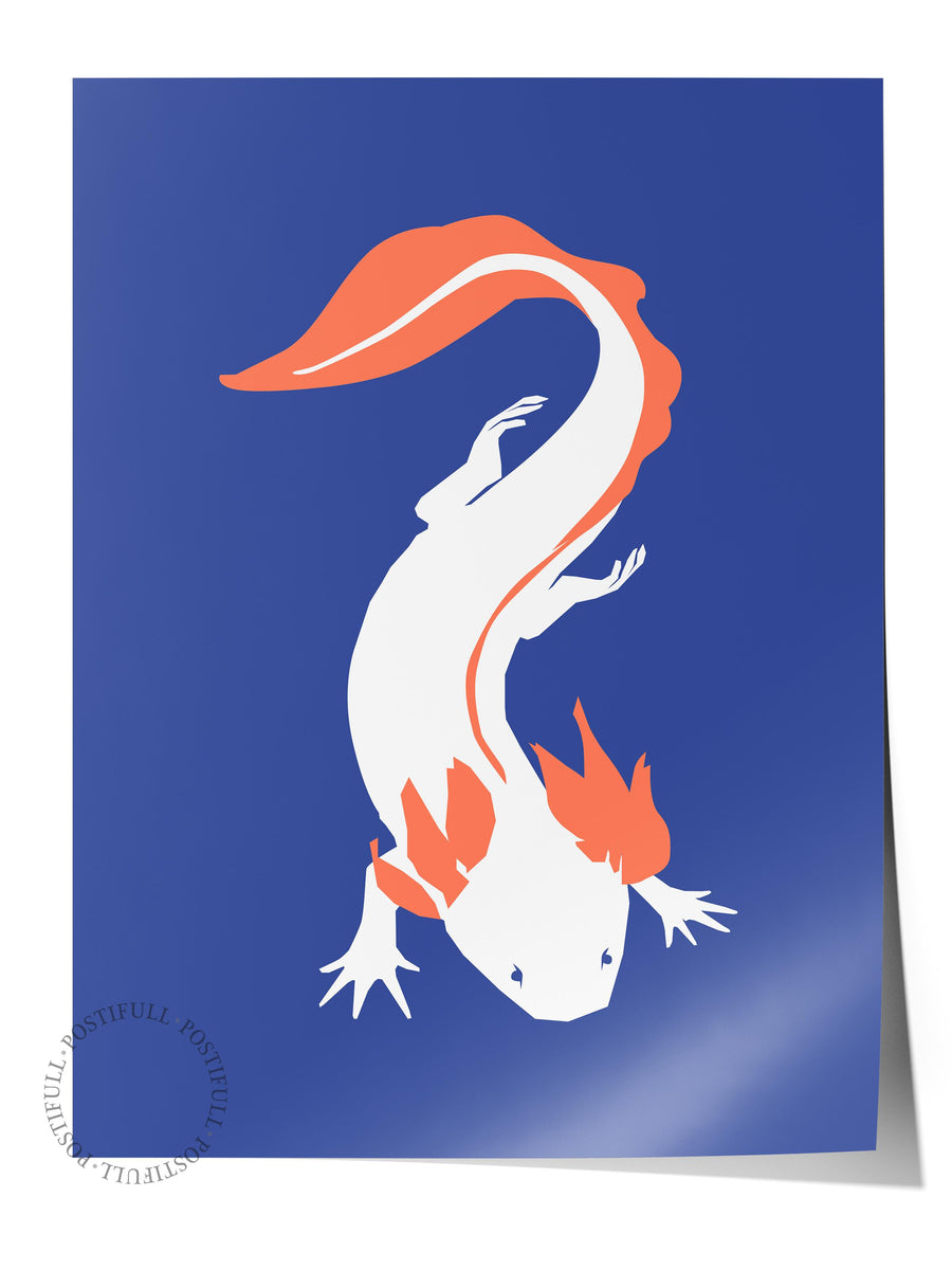 Balık İllüstrasyonu Tropikal İllustrasyon Çerçevesiz Poster