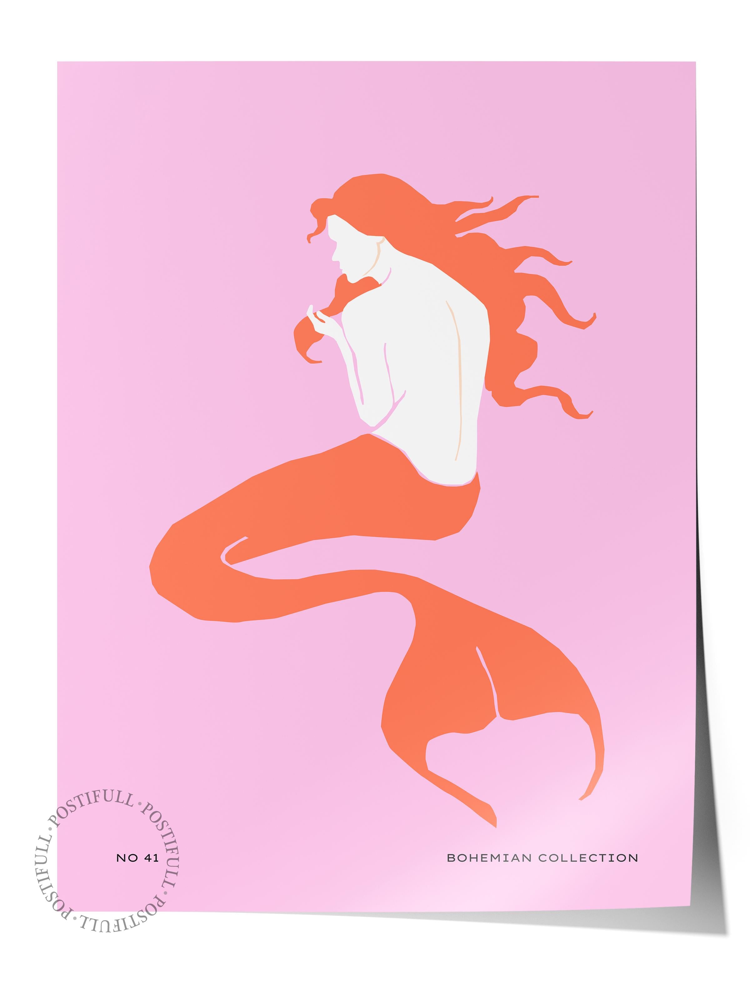 Estetik Duvar Posteri - Estetik Çizim Çerçevesiz Poster - Yatak Odası, Salon, Mutfak Duvar Dekoru