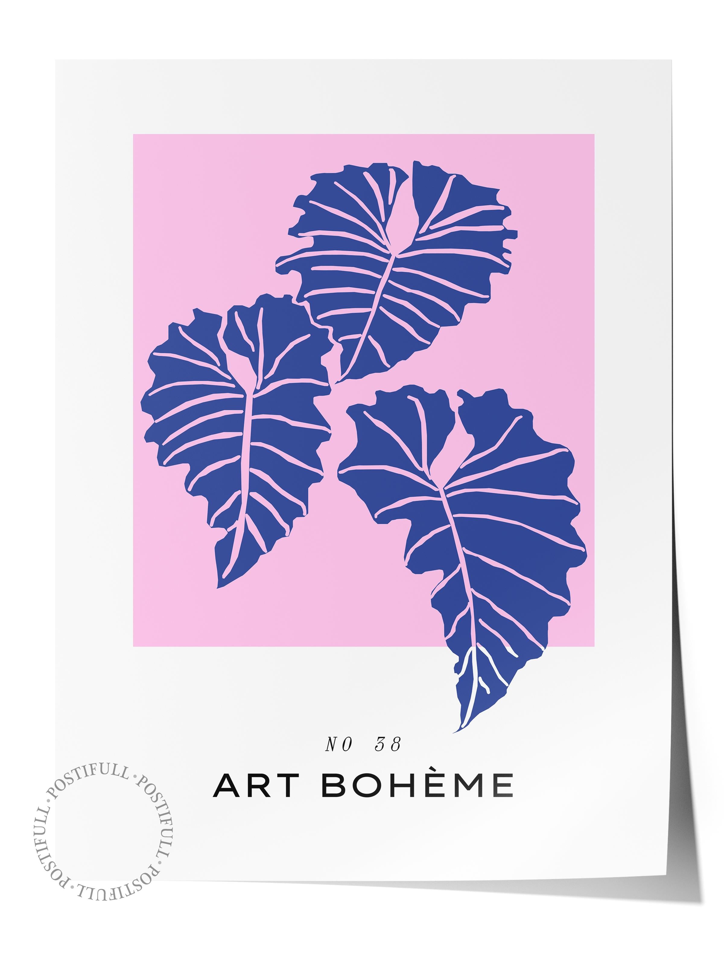 Estetik Duvar Posteri - Estetik Çizim Çerçevesiz Poster - Yatak Odası, Salon, Mutfak Duvar Dekoru