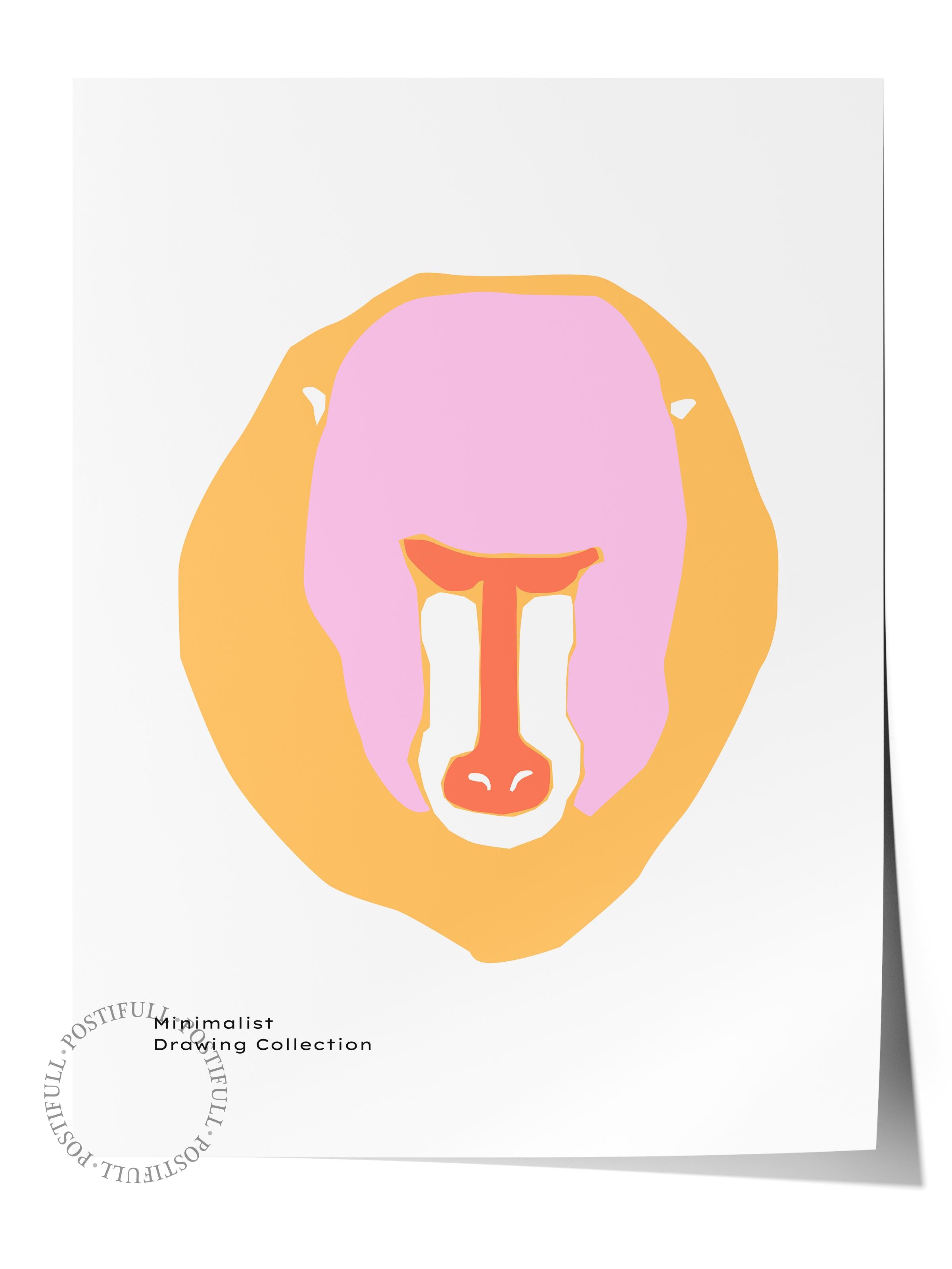 Estetik Duvar Posteri - Estetik Çizim Çerçevesiz Poster - Yatak Odası, Salon, Mutfak Duvar Dekoru