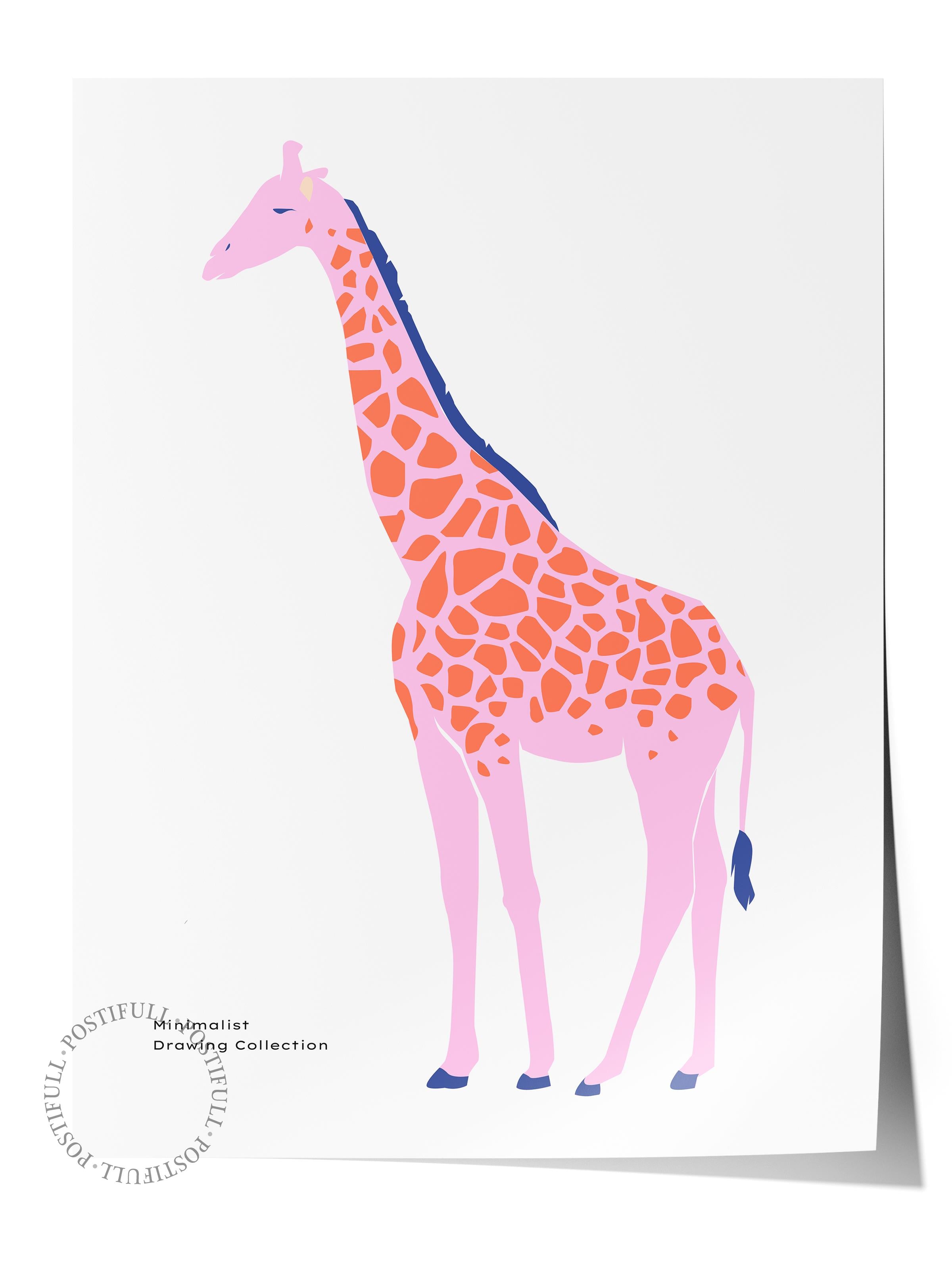 Estetik Duvar Posteri - Estetik Çizim Çerçevesiz Poster - Yatak Odası, Salon, Mutfak Duvar Dekoru