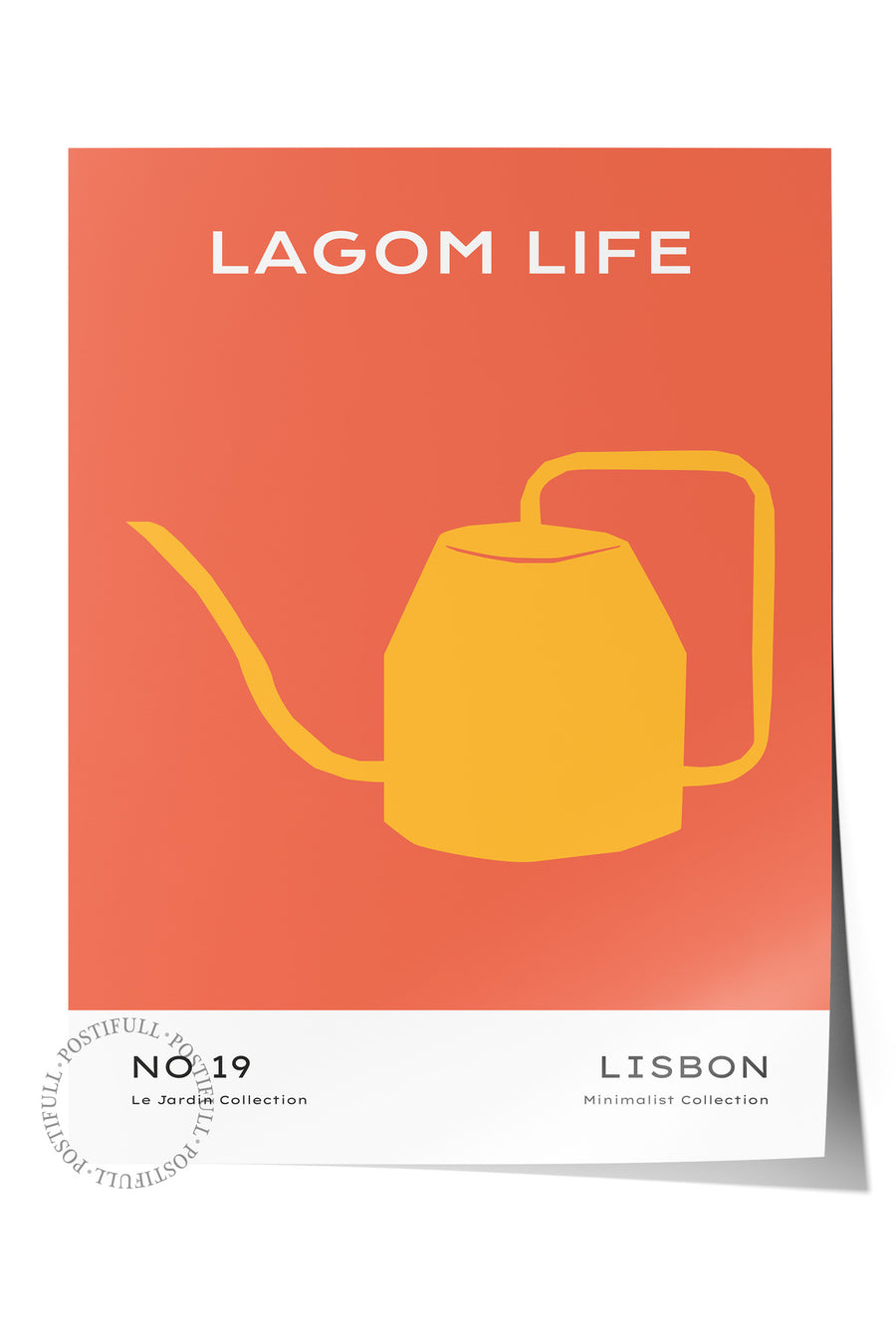 LAGOM LIFE Renkli Bohem Çerçevesiz Poster