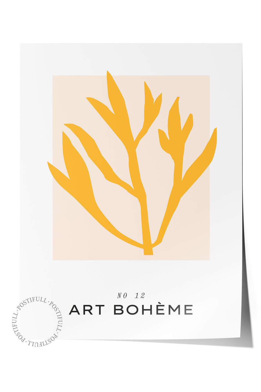 Farklı Tonlarda Art Bohème Renkli Bohem Çerçevesiz Poster