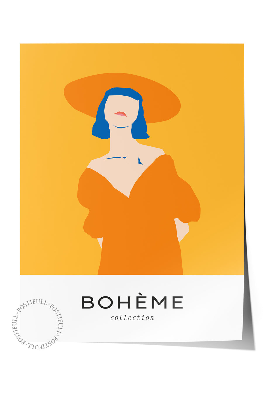 Bohème collection Renkli Bohem Çerçevesiz Poster