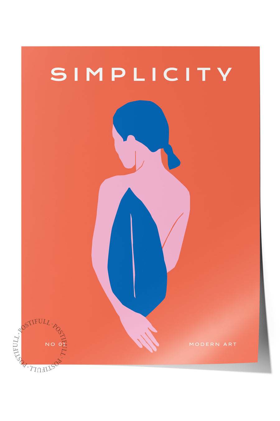 SIMPLICITY Renkli Bohem Çerçevesiz Poster