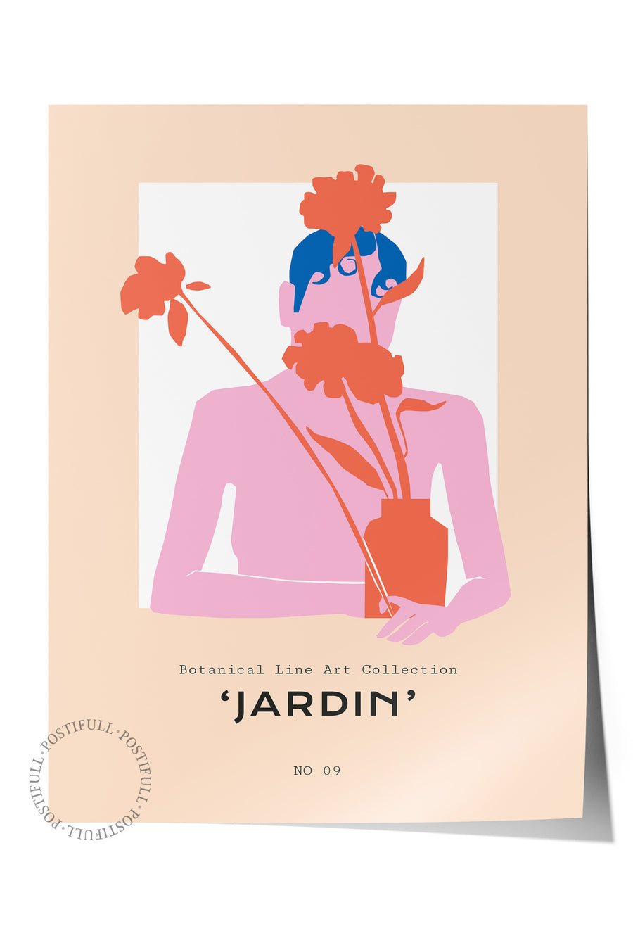 JARDIN Renkli Bohem Çerçevesiz Poster