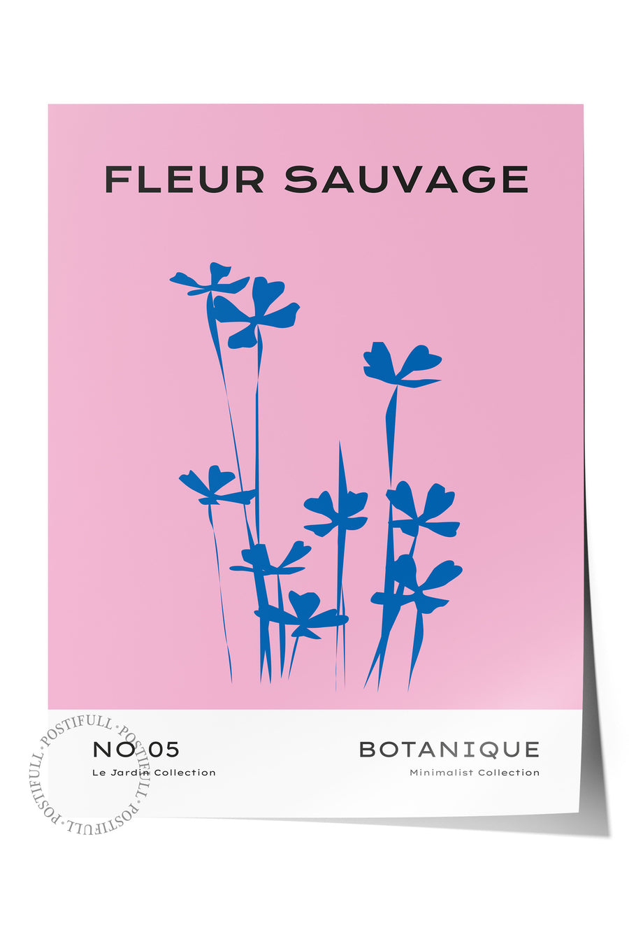 FLEUR SAUVAGE Renkli Bohem Çerçevesiz Poster