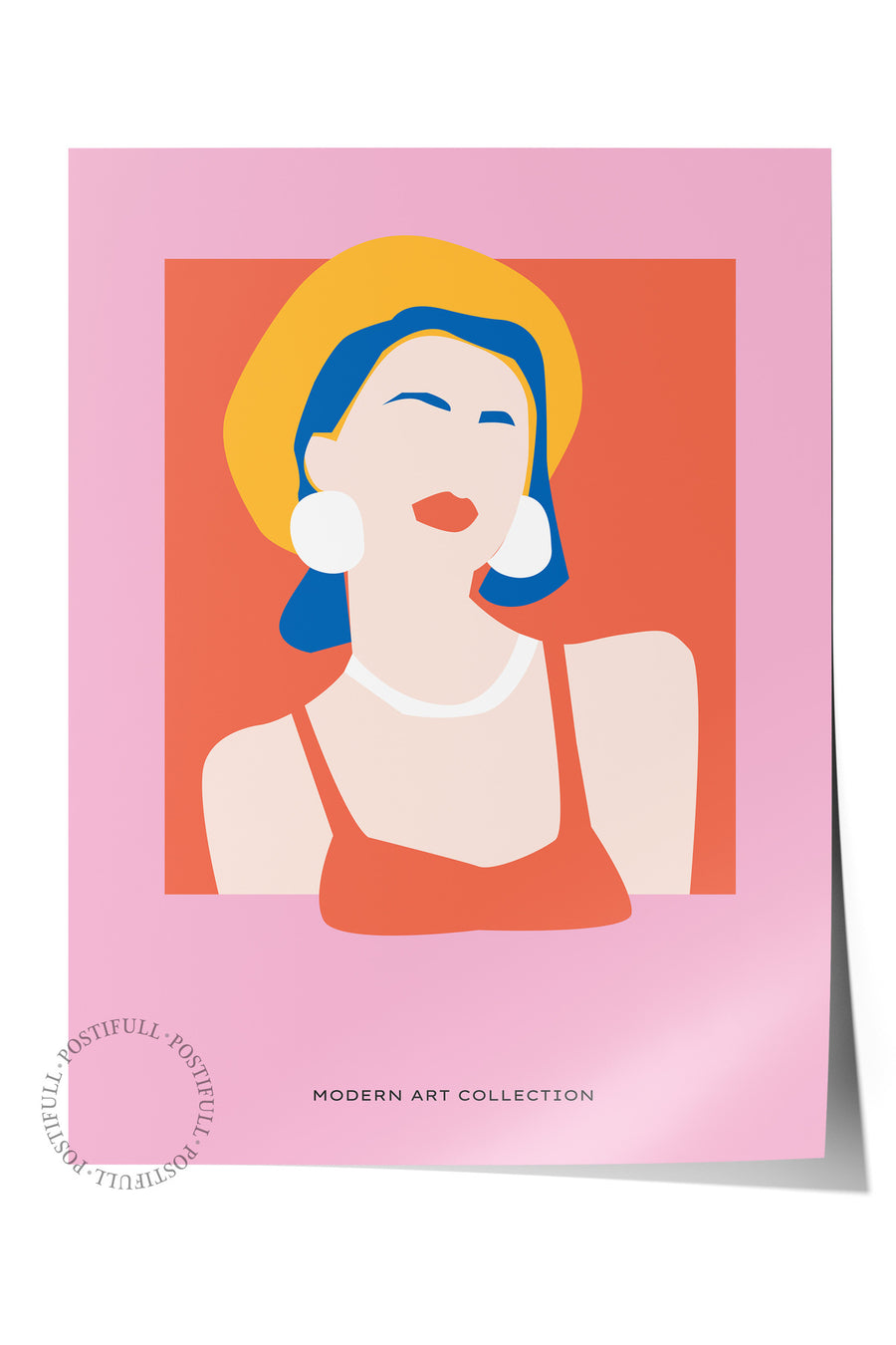 Modern sanat koleksiyonu Renkli Bohem Çerçevesiz Poster
