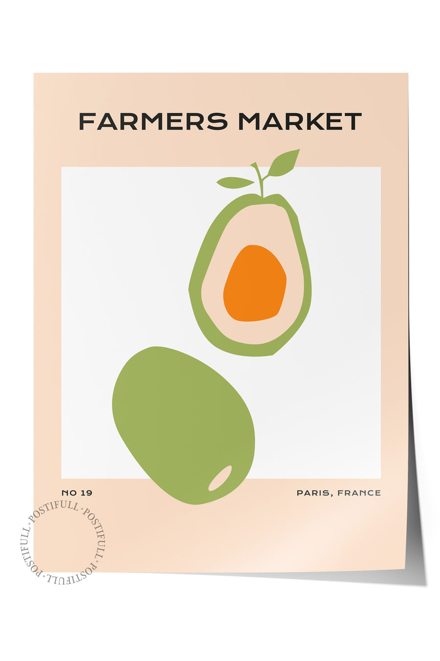 Farklı Tonlarda Farmers Market Renkli Bohem Çerçevesiz Poster