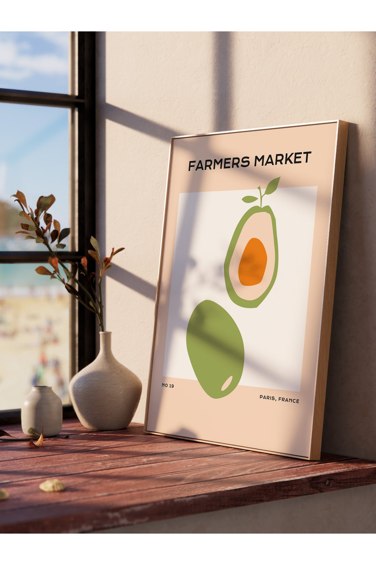 Estetik Duvar Posteri - Renkli Bohem Çerçevesiz Poster - Oturma Odası, Salon, Mutfak Duvar Dekoru