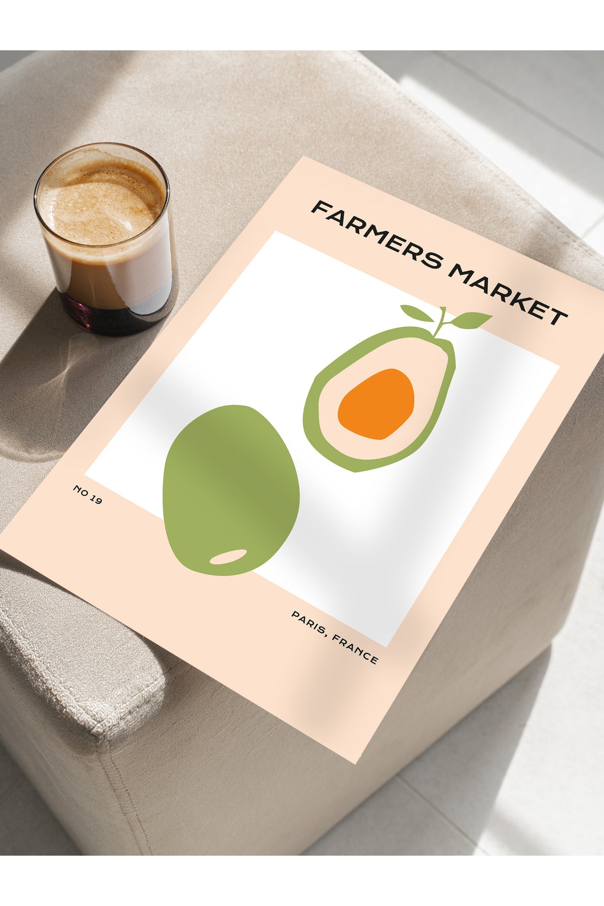 Estetik Duvar Posteri - Renkli Bohem Çerçevesiz Poster - Oturma Odası, Salon, Mutfak Duvar Dekoru