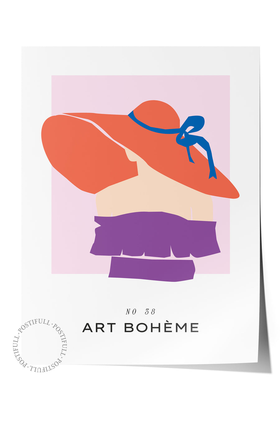 Farklı Tonlarda ART BOHÈME Renkli Bohem Çerçevesiz Poster