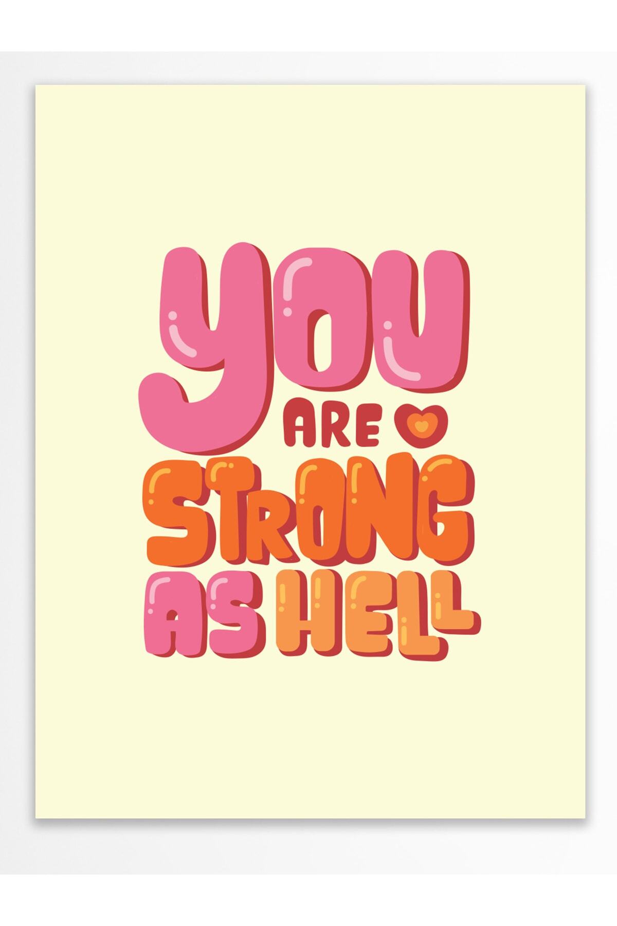 Estetik Duvar Tablosu - Duvar Posteri - Yazı Sanatı Duvar Dekoru - Çerçevesiz - Kalın Kuşe Kağıt