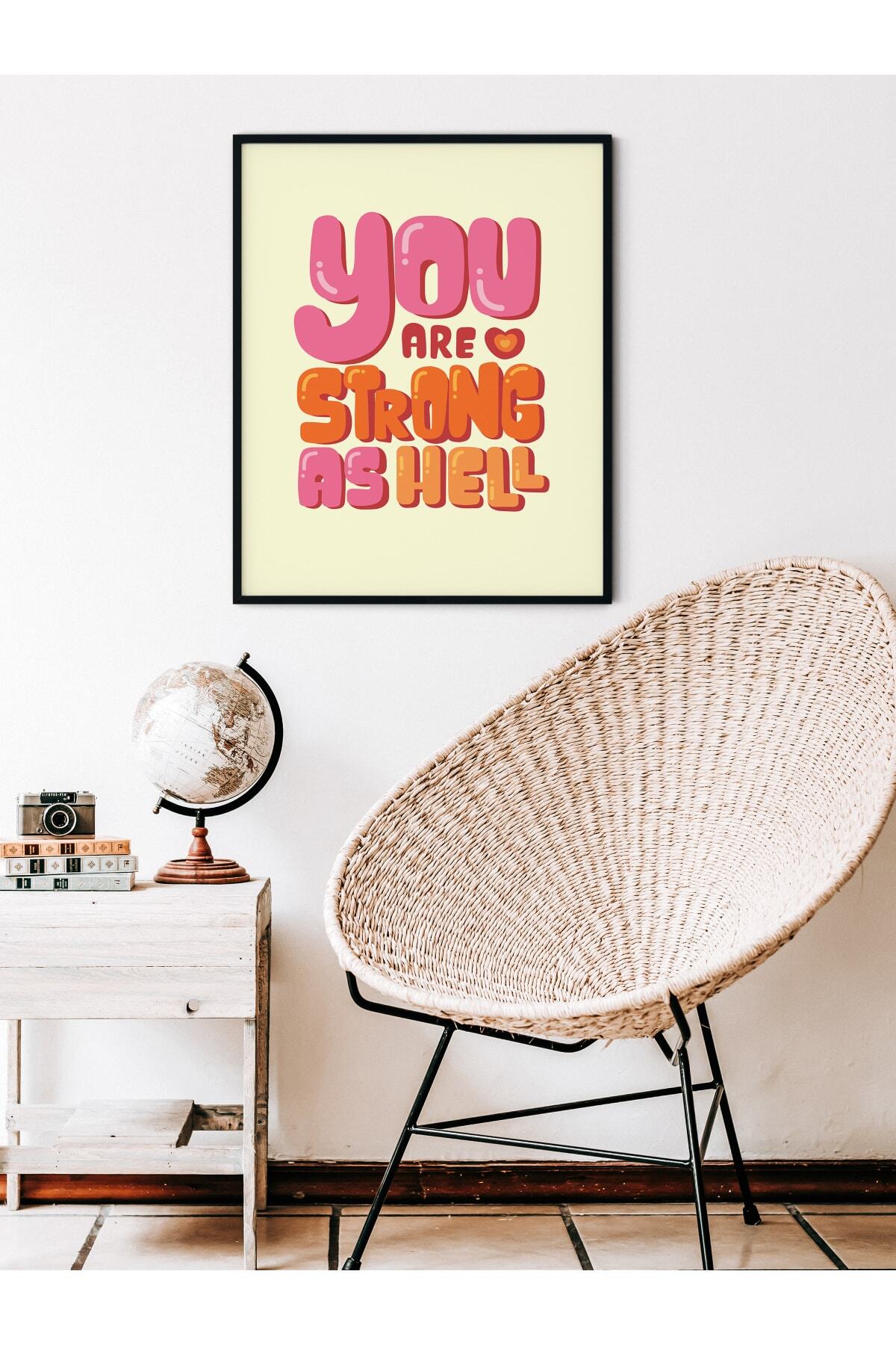 Estetik Duvar Tablosu - Duvar Posteri - Yazı Sanatı Duvar Dekoru - Çerçevesiz - Kalın Kuşe Kağıt