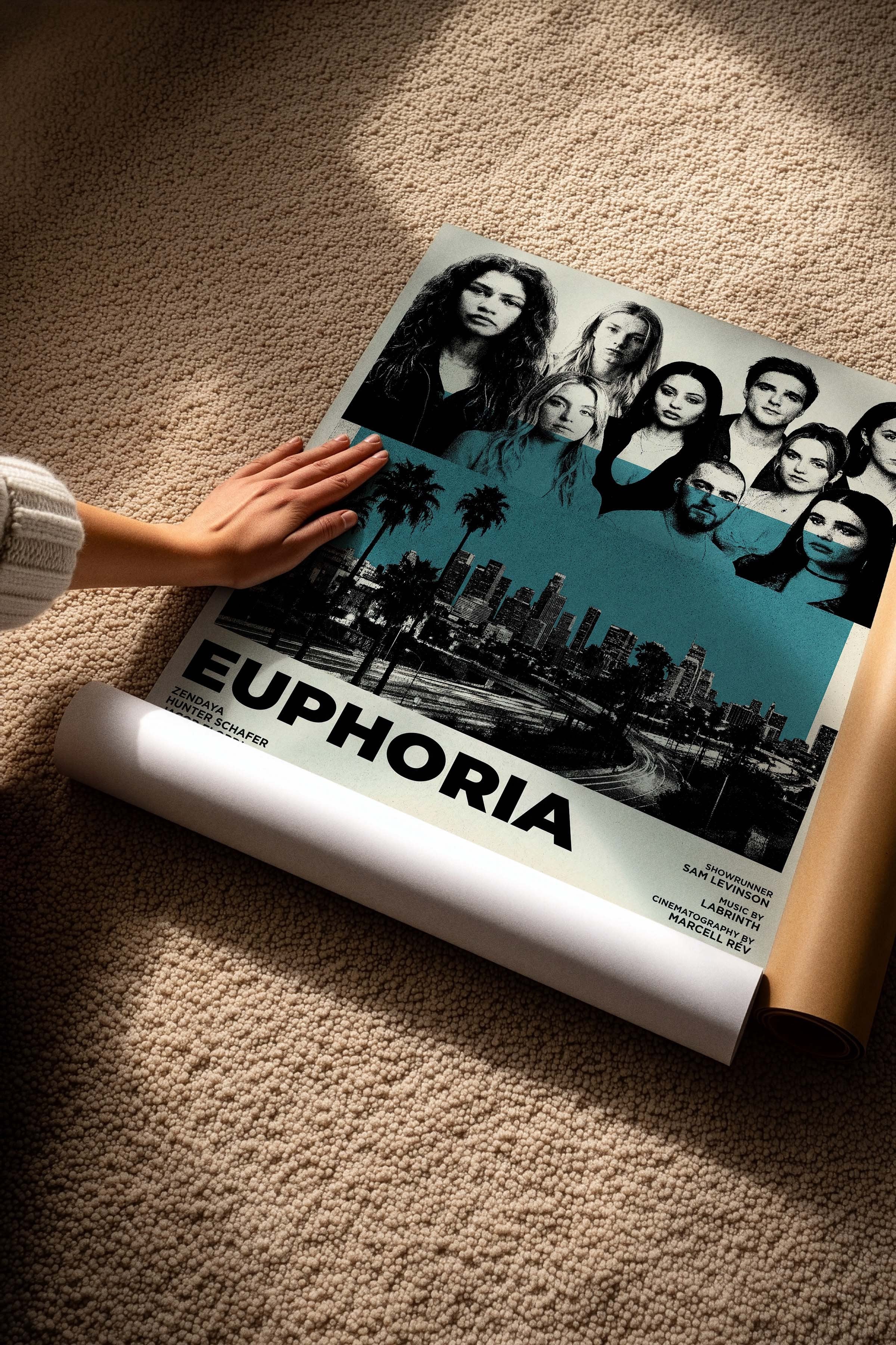 Euphoria Posteri, Sinema ve Dizi Tablo Posterleri, Film Dizi Afişleri NO:112791