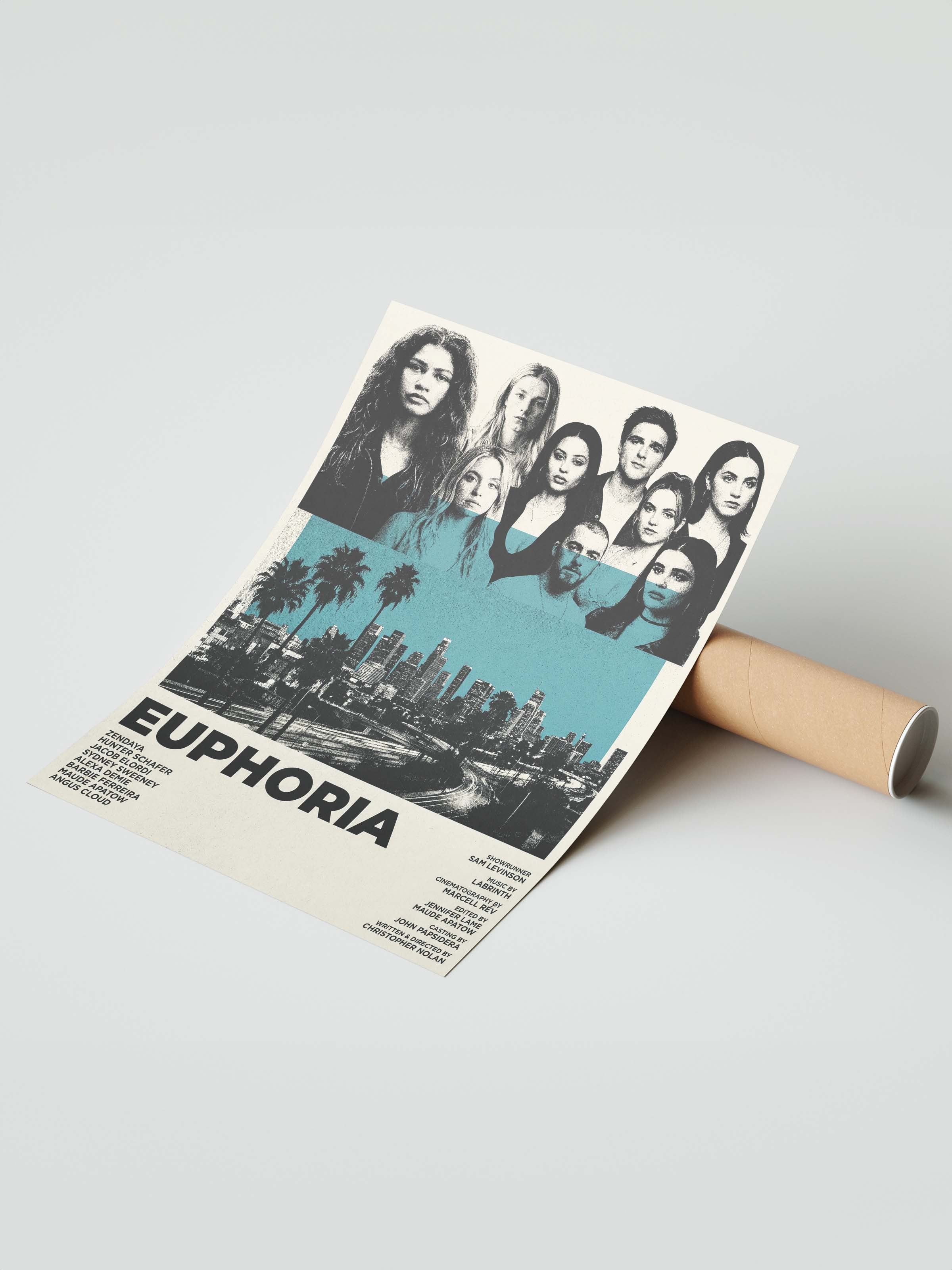 Euphoria Posteri, Sinema ve Dizi Tablo Posterleri, Film Dizi Afişleri NO:112791