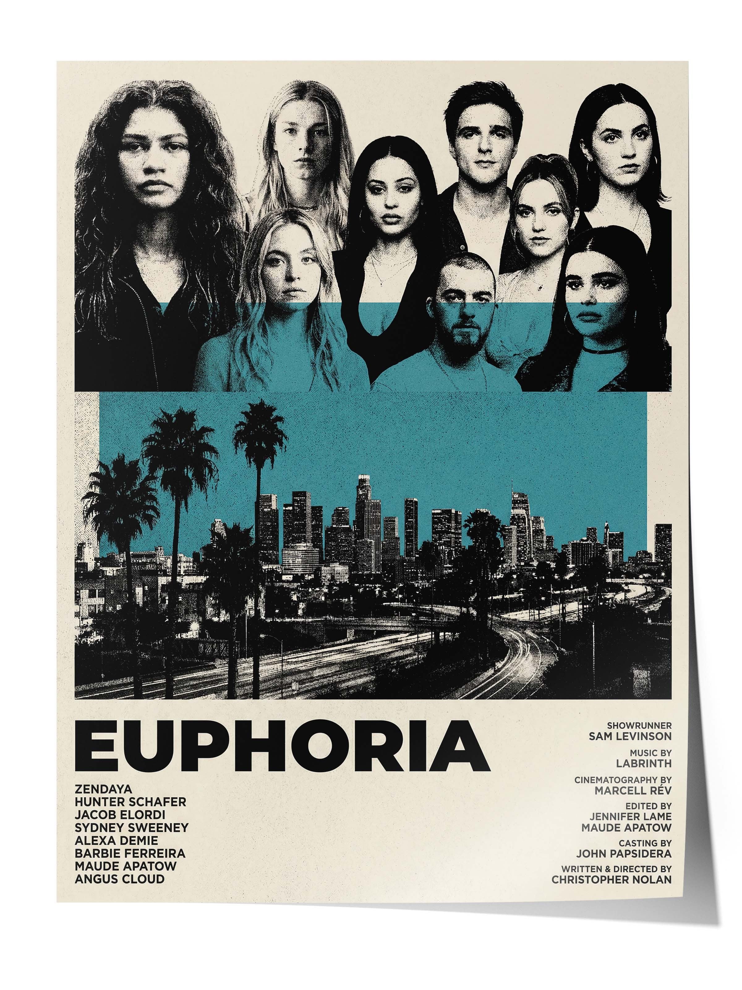 Euphoria Posteri, Sinema ve Dizi Tablo Posterleri, Film Dizi Afişleri NO:112791