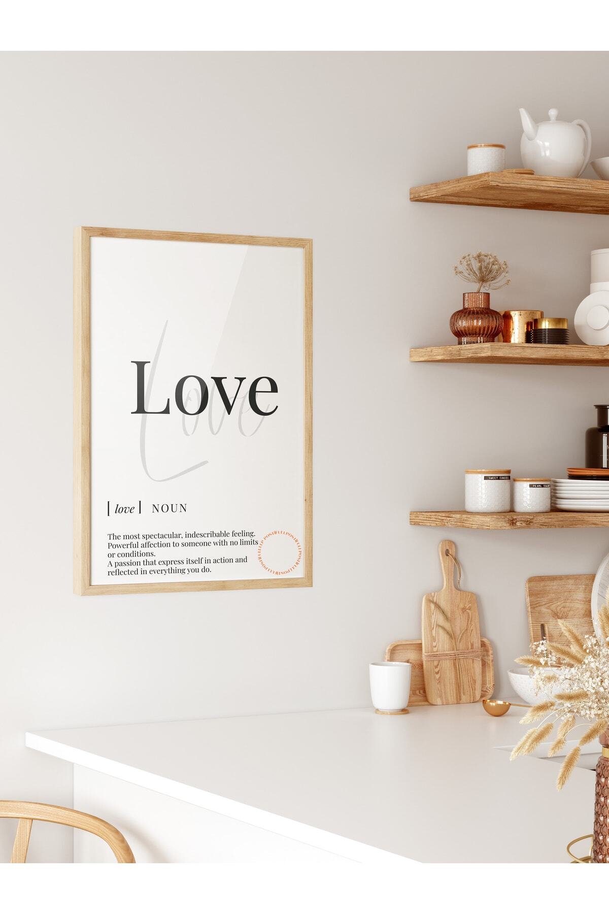 Family - Aile Tasarım Yazılı Tablo Poster - Çerçevesiz Tablo - Estetik Poster - Duvar Dekoru
