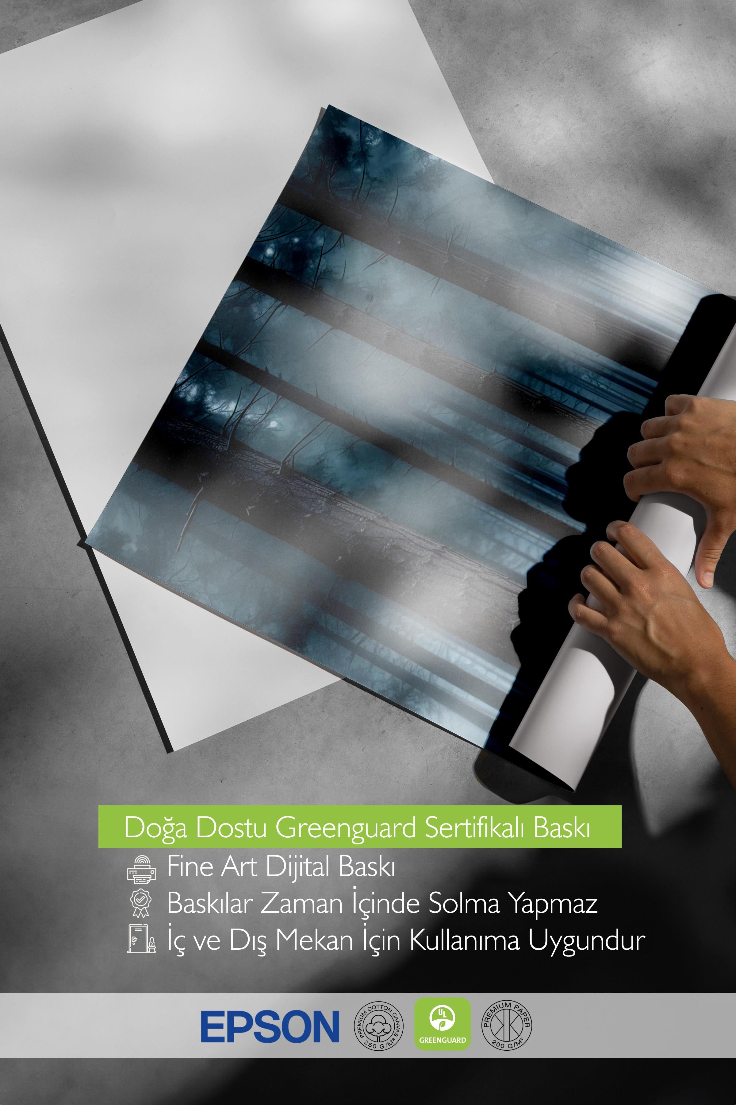 Forbidden Forest Poster, Çerçevesiz Duvar Posteri, Dikey Duvar Tablosu Comfort Serisi NO:108290