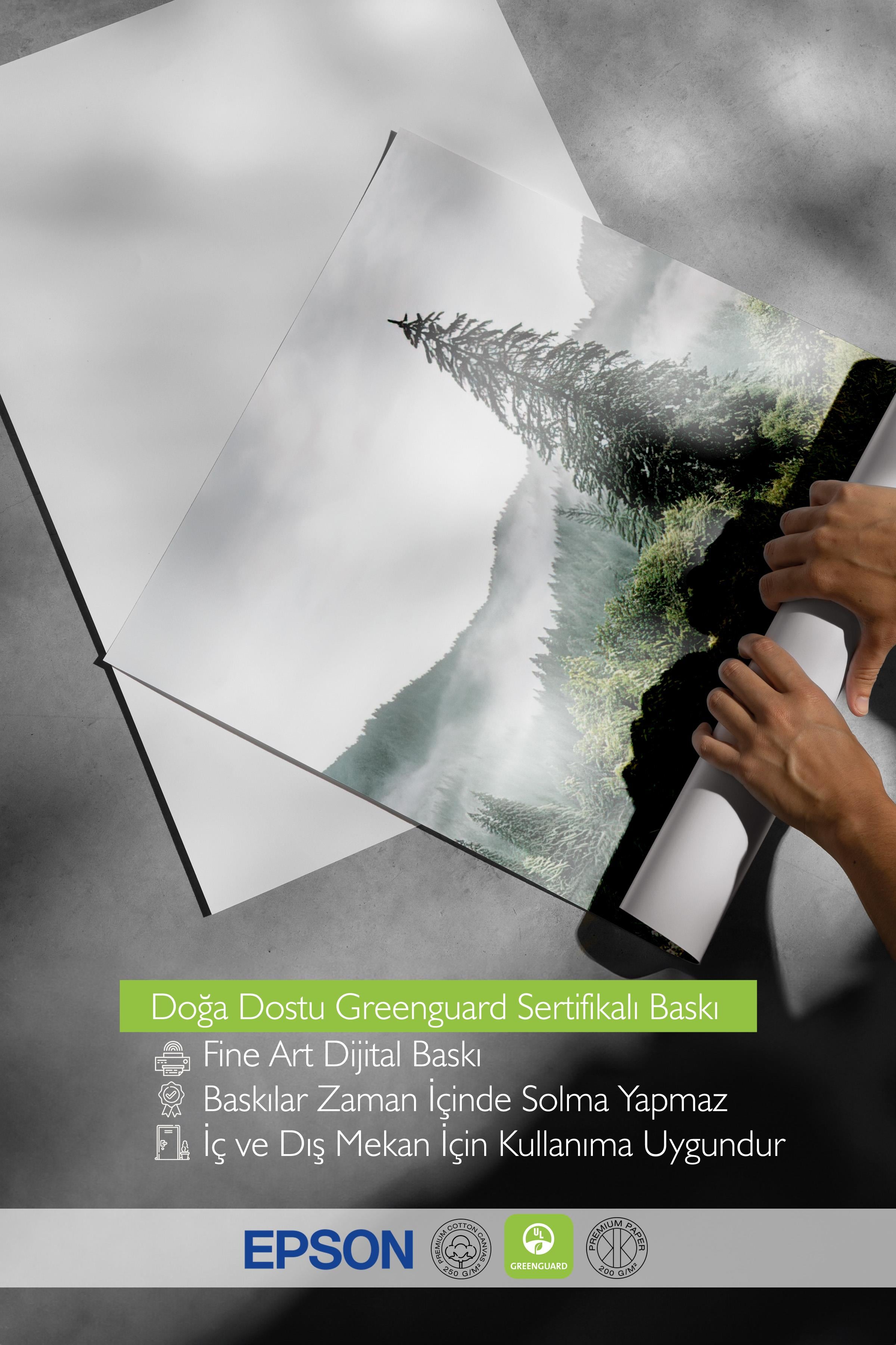 Forest Landscape No2 Poster, Dikey Duvar Tablosu Comfort Serisi NO:108398