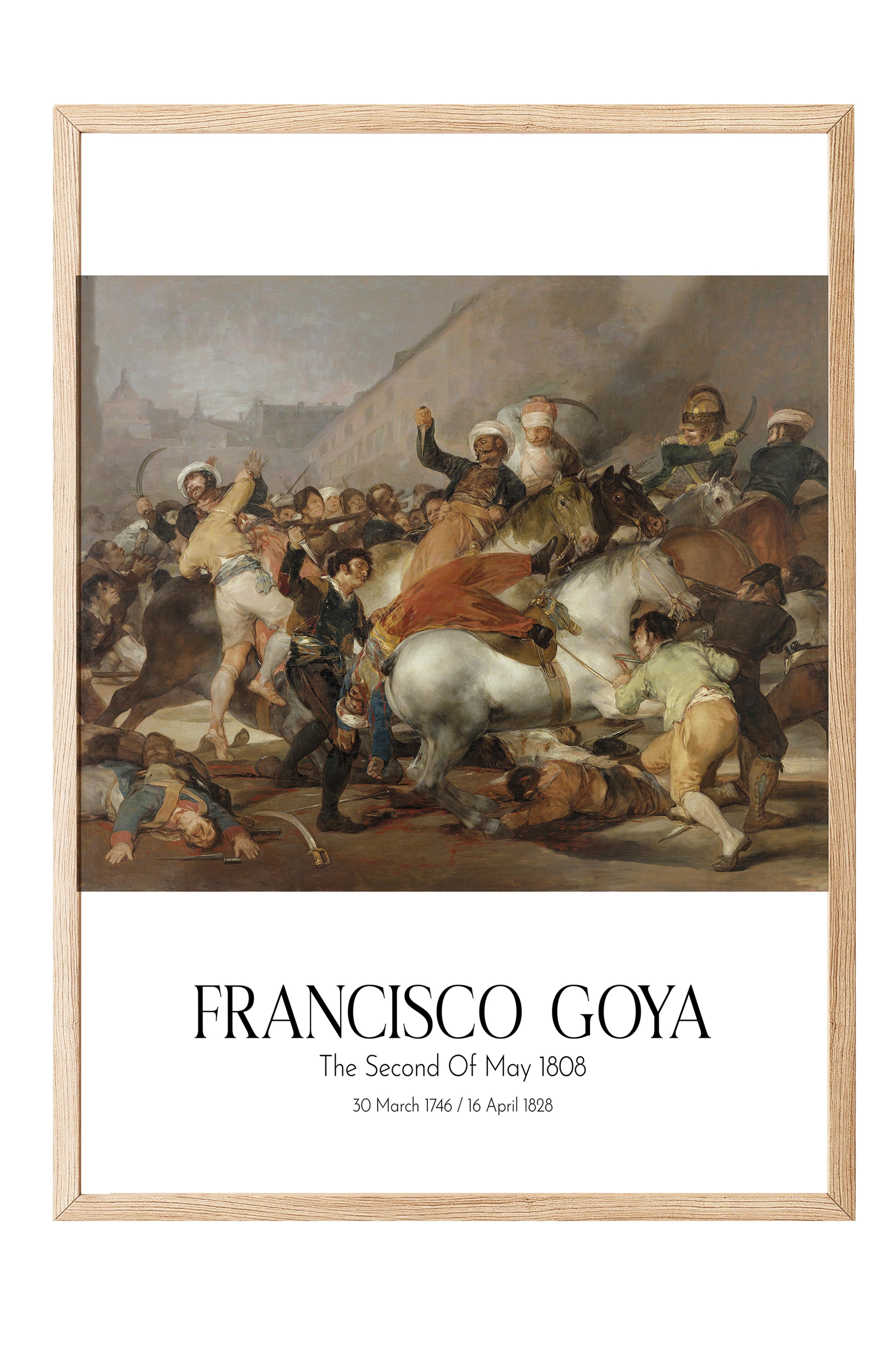 Francisco Goya, Ahşap Çerçeveli Tablo, Sanat Serisi NO:111870