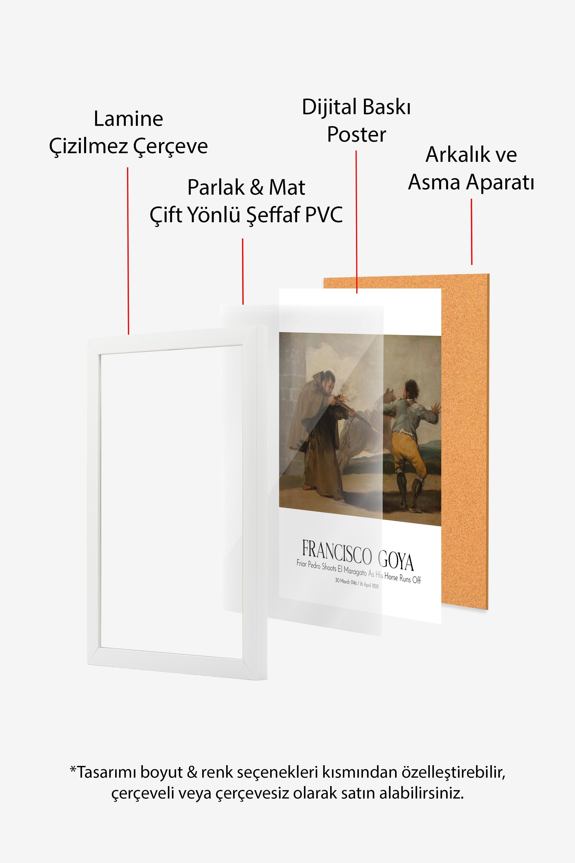 Francisco Goya, Beyaz Çerçeveli Tablo, Sanat Serisi NO:111852