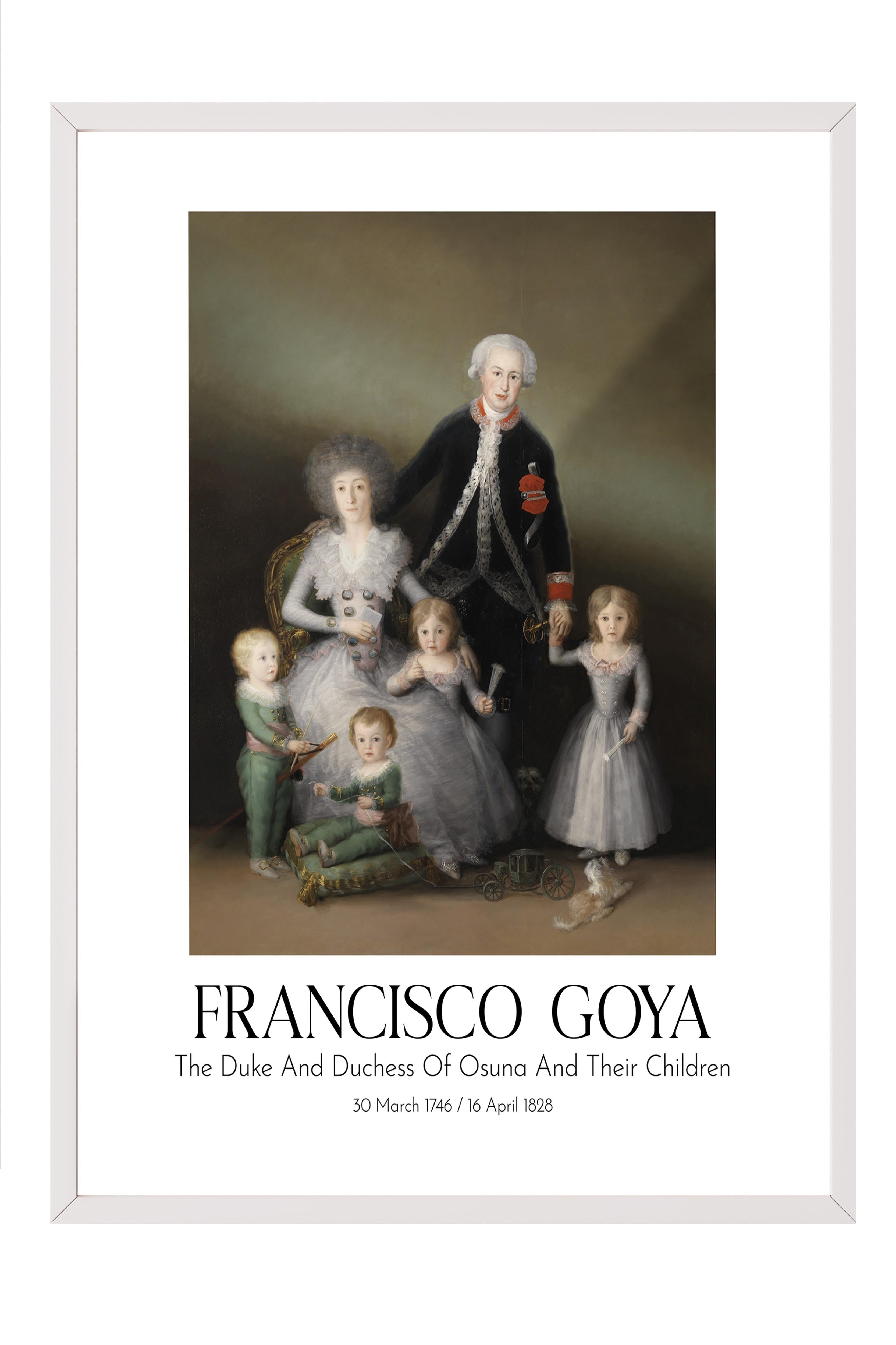 Francisco Goya, Beyaz Çerçeveli Tablo, Sanat Serisi NO:111866