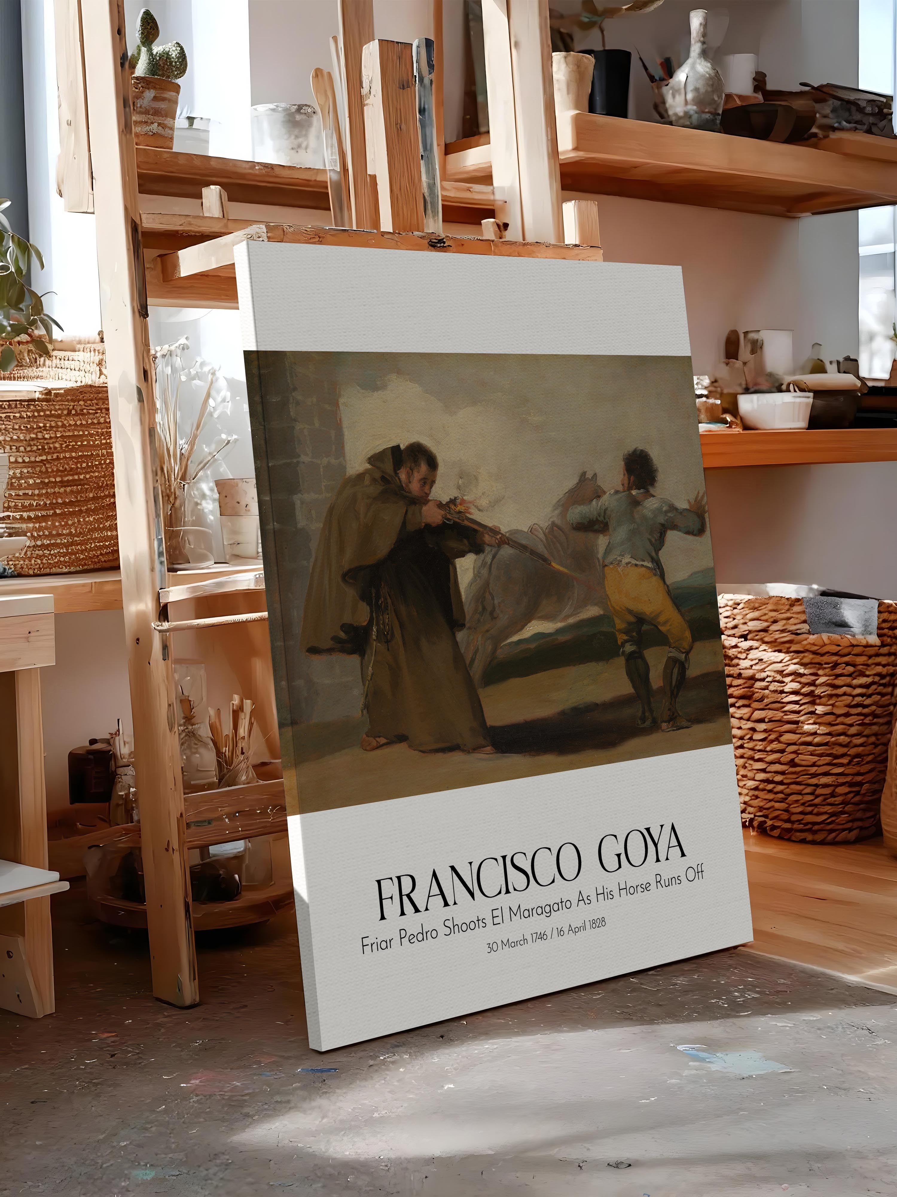 Francisco Goya, Kanvas Tablo, Sanat Serisi NO:111852