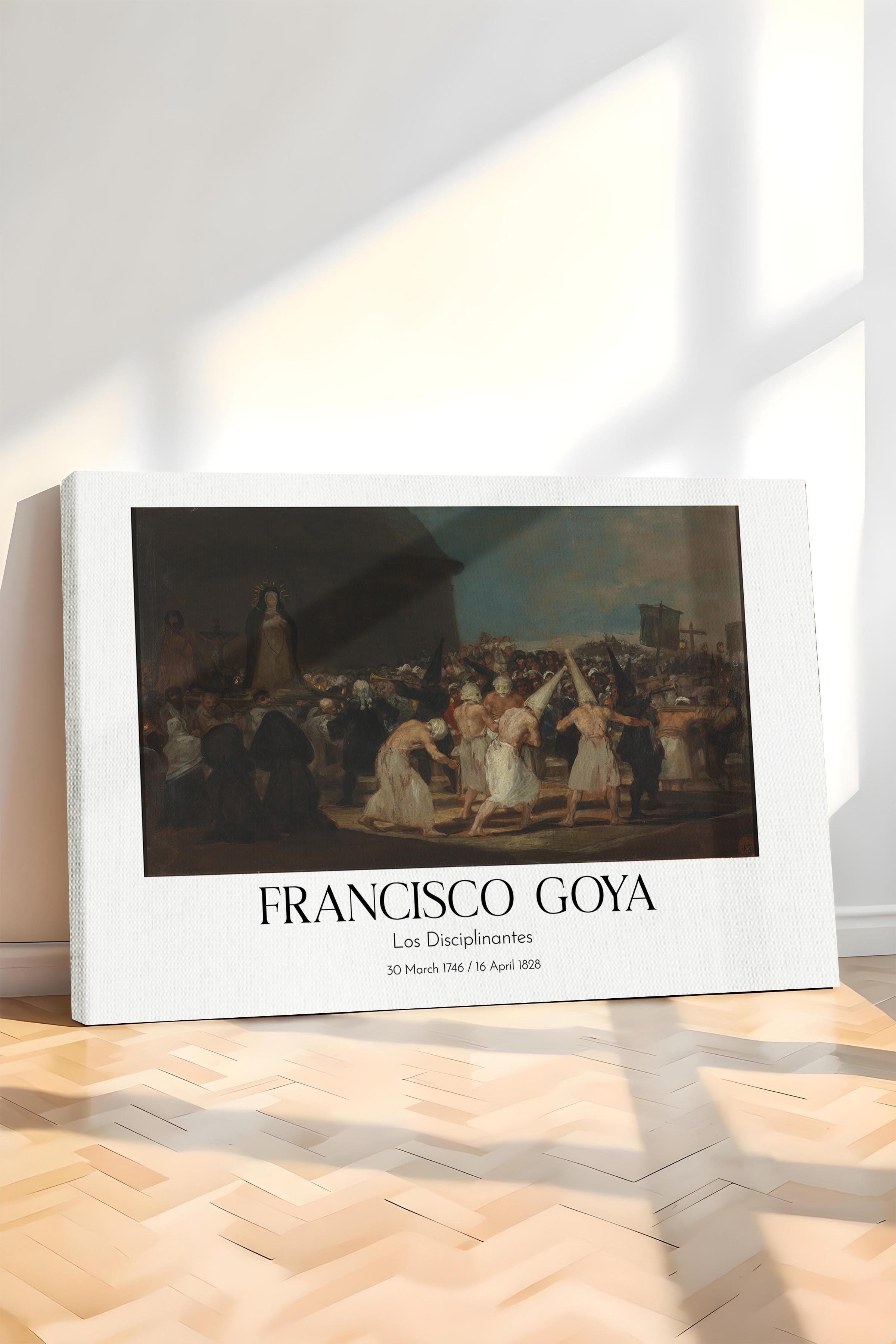 Francisco Goya - Los Disciplinantes, Kanvas Tablo, Sanat Serisi NO:111879