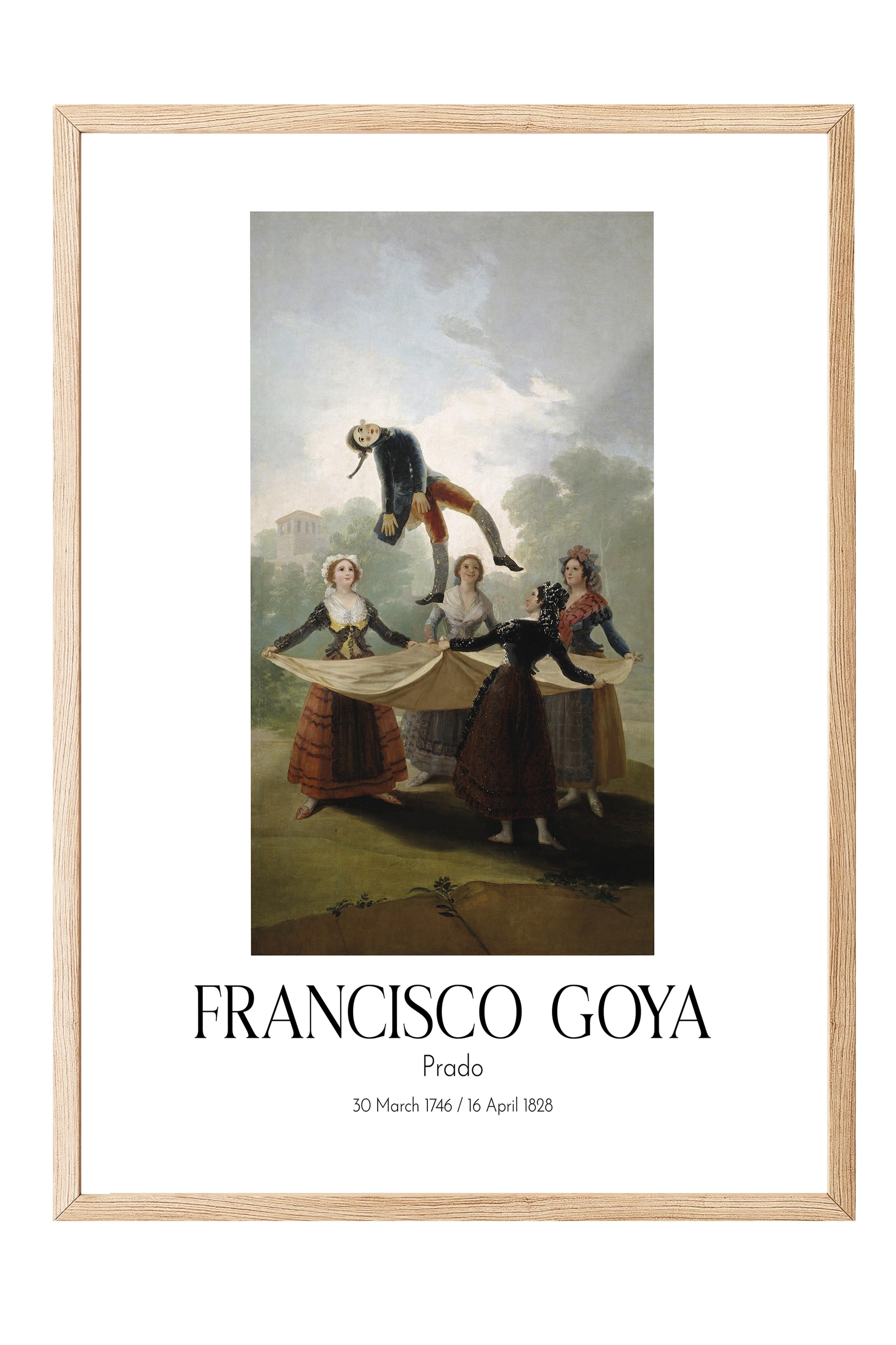Francisco Goya - Prado, Ahşap Çerçeveli Tablo, Sanat Serisi NO:111860
