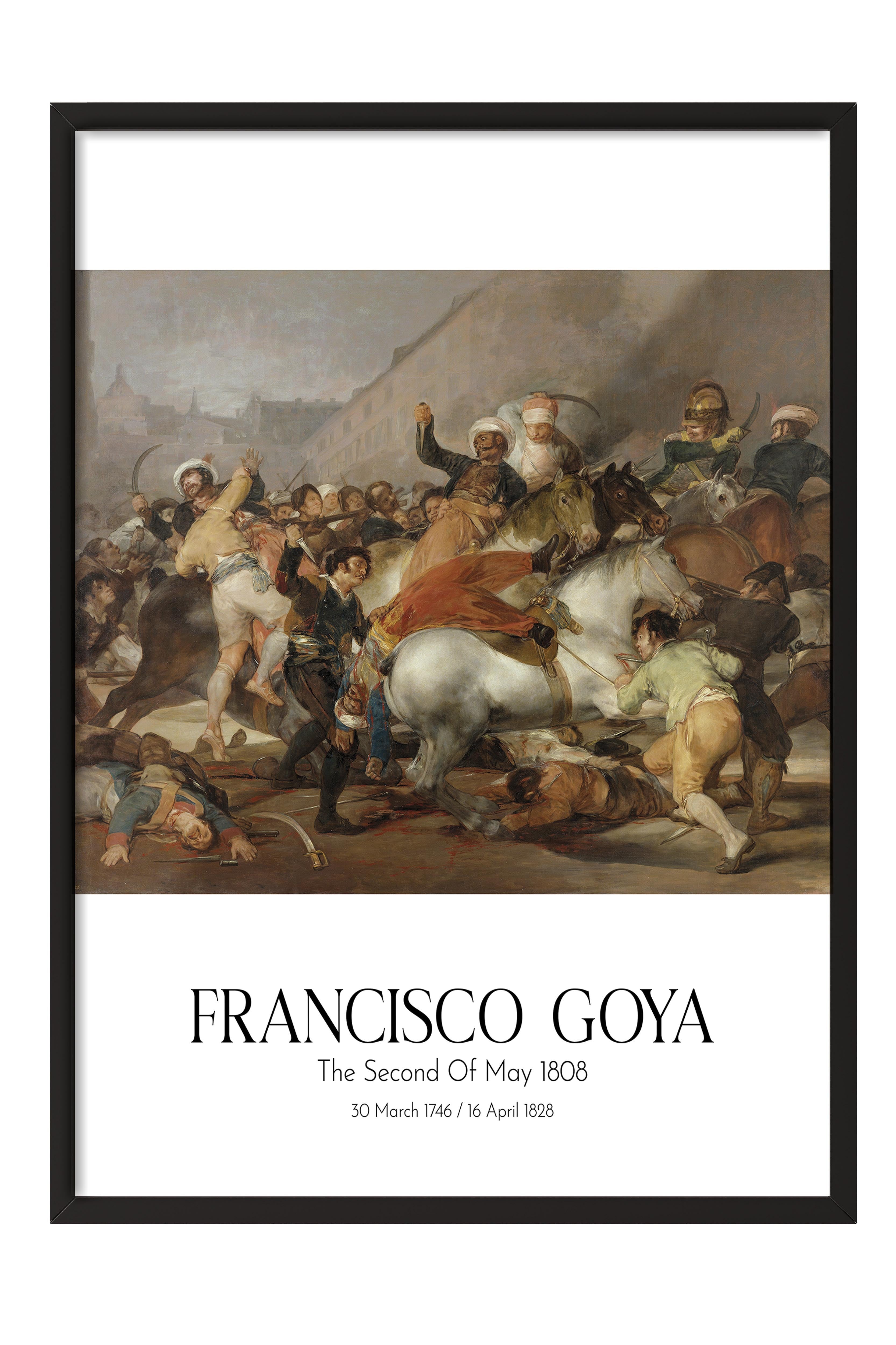 Francisco Goya, Siyah Çerçeveli Tablo, Sanat Serisi NO:111870