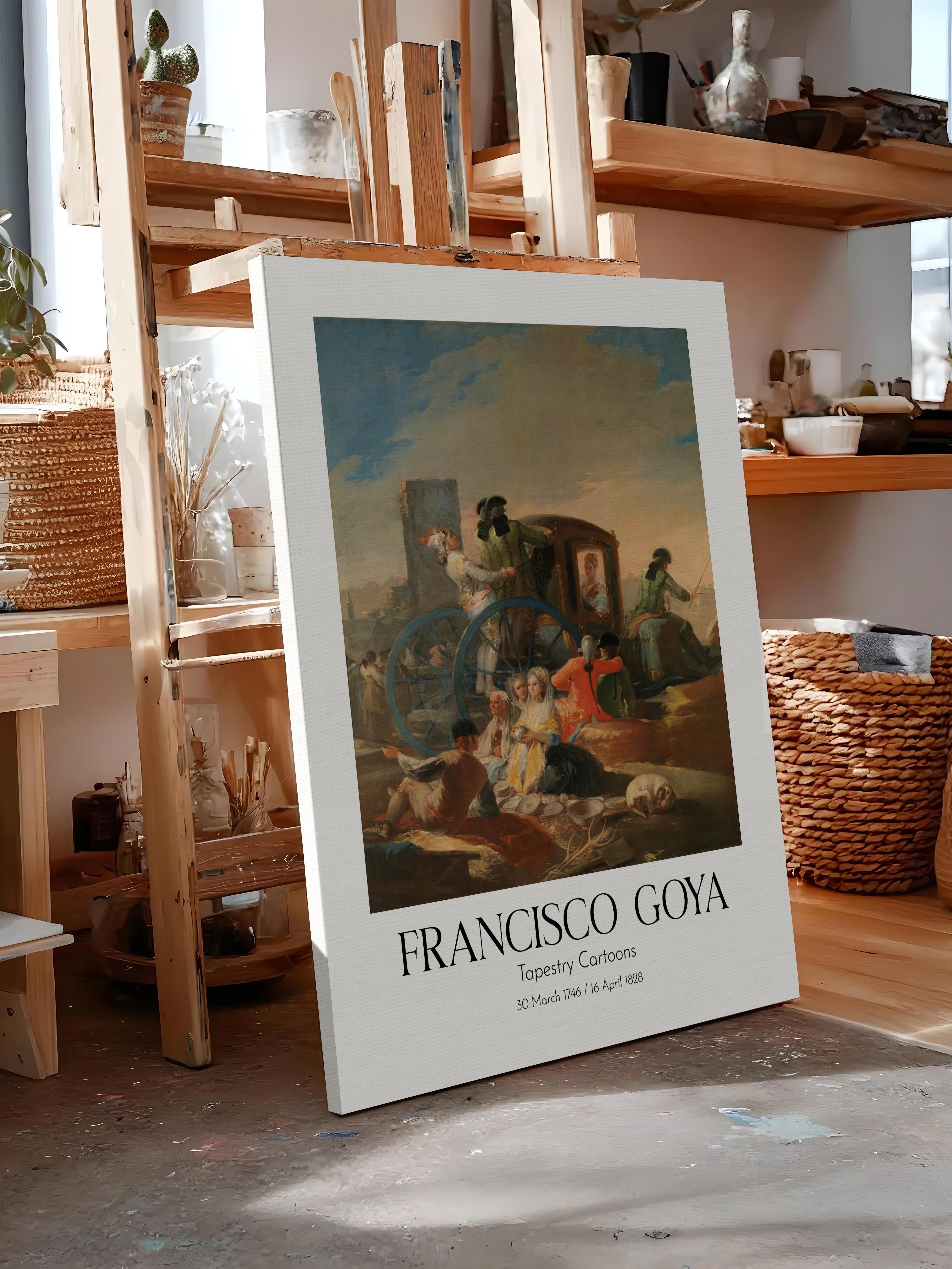 Francisco Goya - Tapestry Cartoons, Kanvas Tablo, Sanat Serisi NO:111864