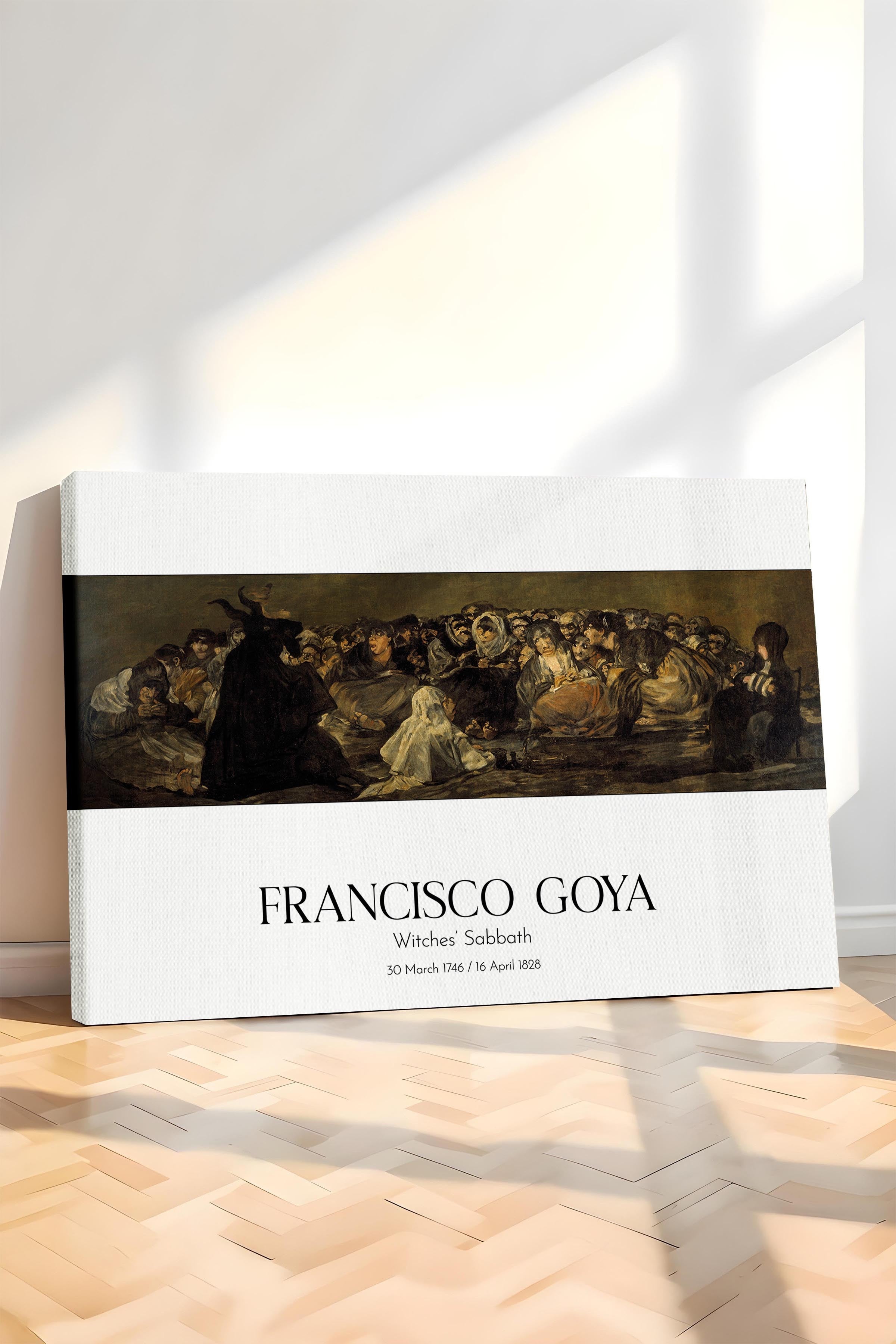 Francisco Goya - Witches' Sabbath, Kanvas Tablo, Sanat Serisi NO:111884
