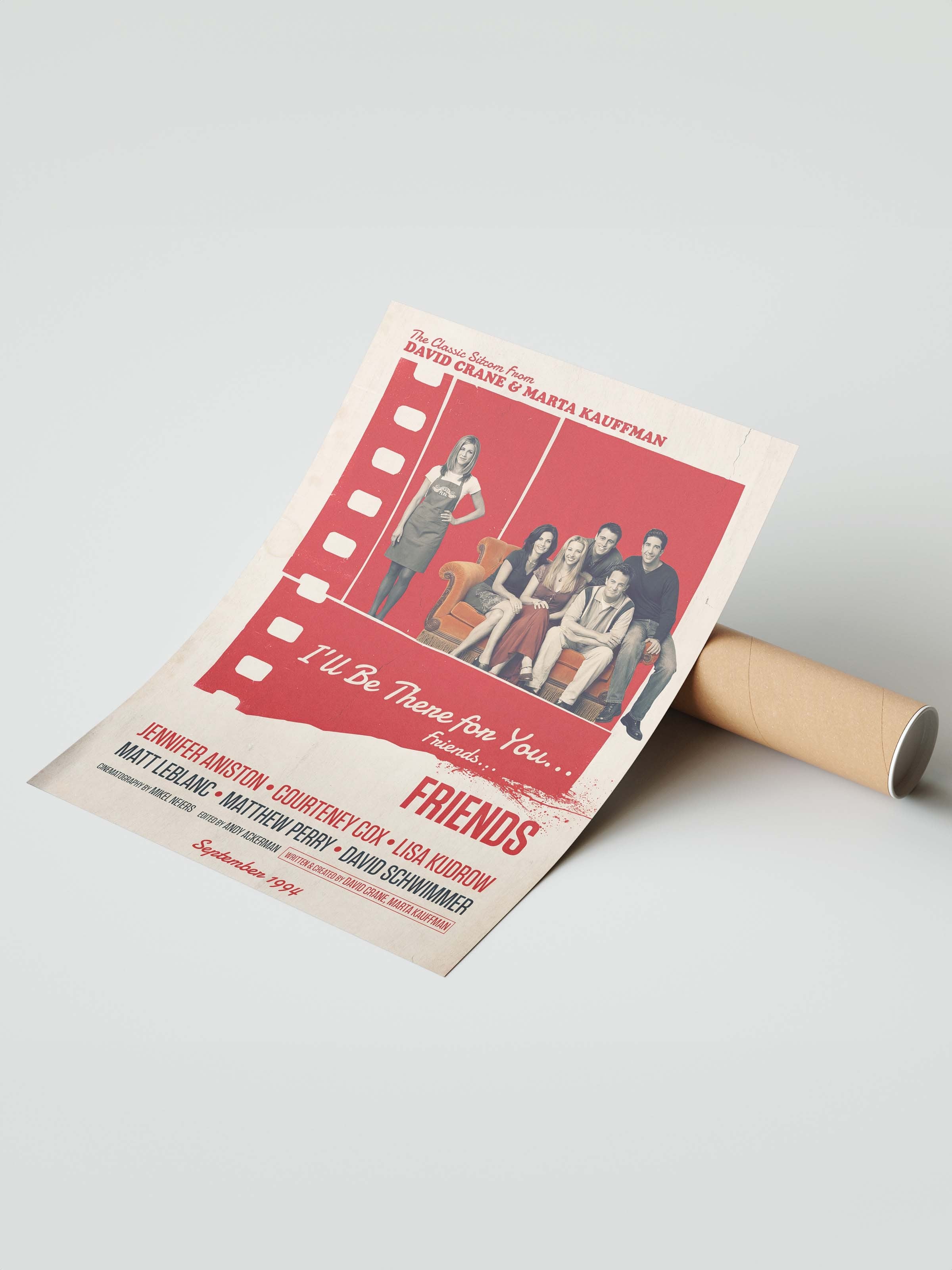 Friends Posteri, Sinema ve Dizi Tablo Posterleri, Film Dizi Afişleri NO:112846