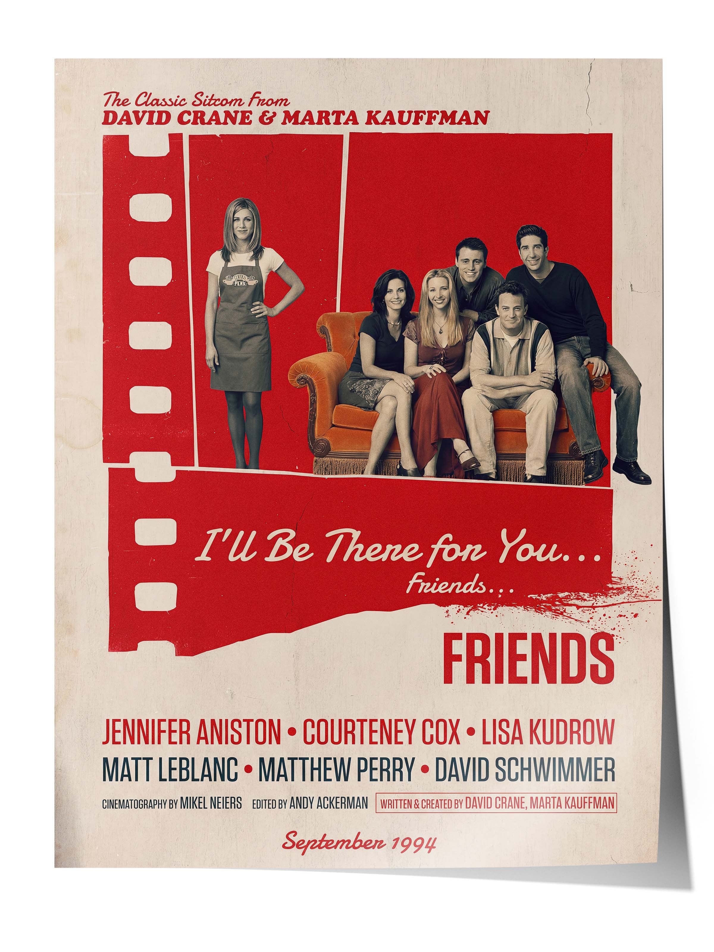 Friends Posteri, Sinema ve Dizi Tablo Posterleri, Film Dizi Afişleri NO:112846