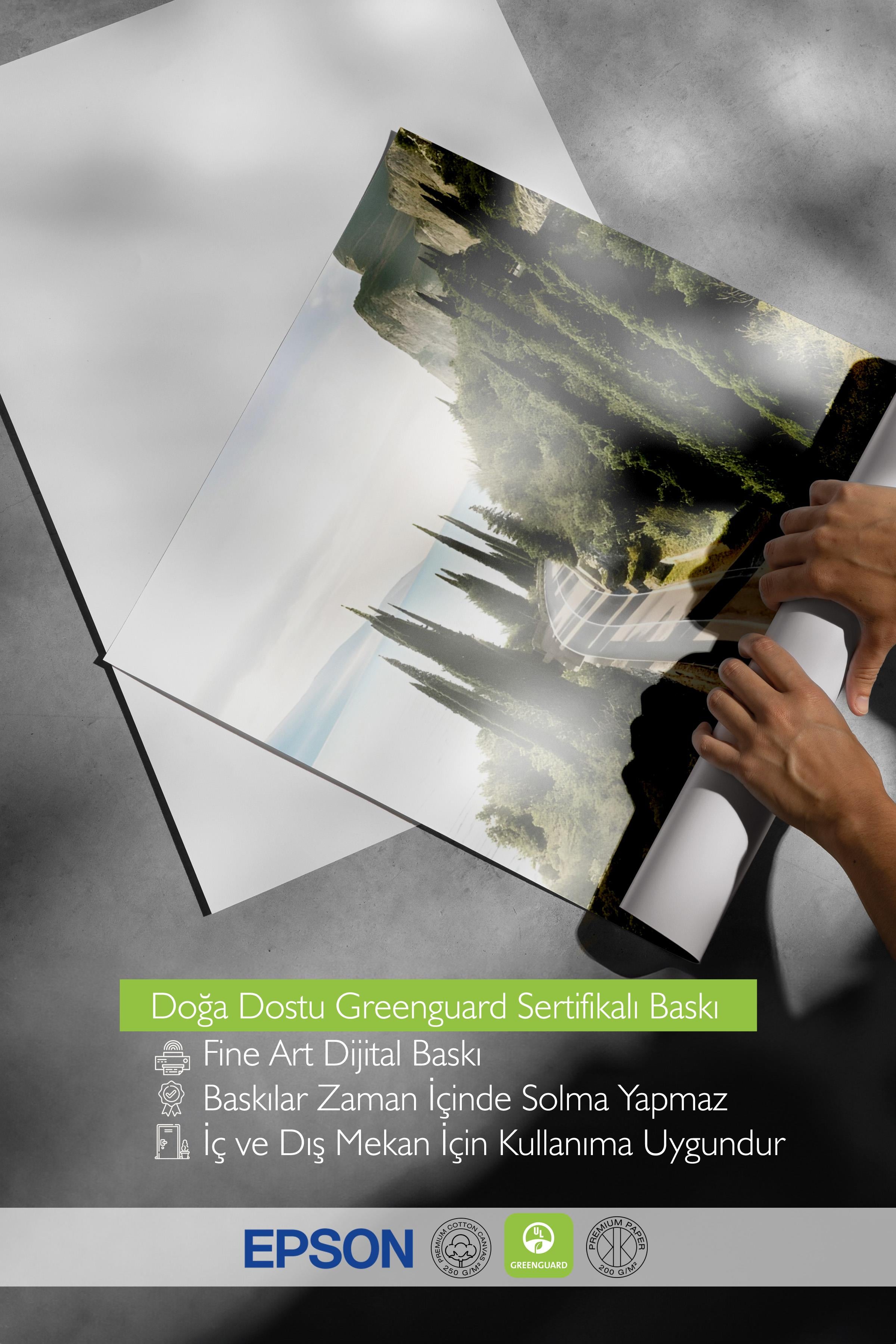 Garda Road Poster, Çerçevesiz Duvar Posteri, Dikey Duvar Tablosu Comfort Serisi NO:108320