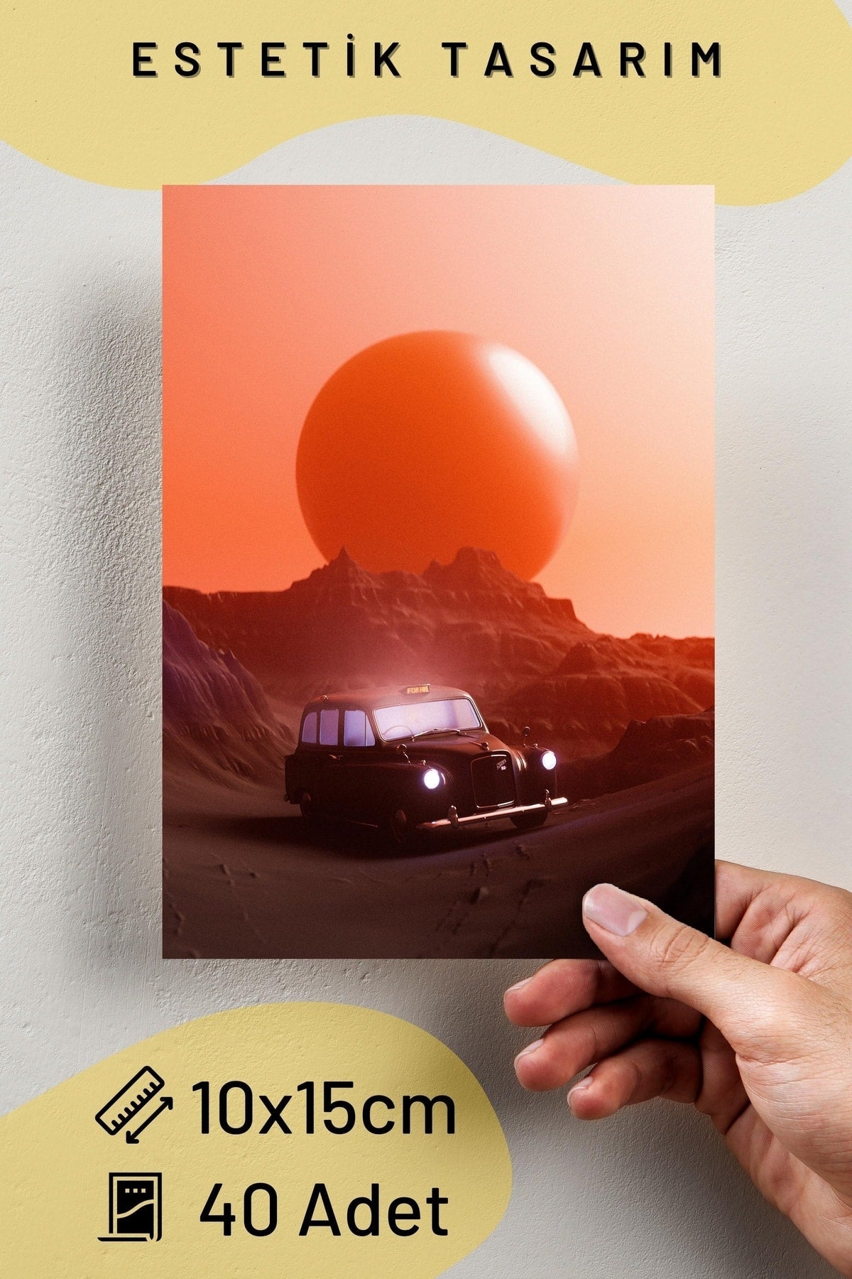 Gençlik Serüveni Poster Seti - Duvar Kolaj Seti - Stiker Bant Hediyeli - 40 Adet 10*15 - Kutulu Set