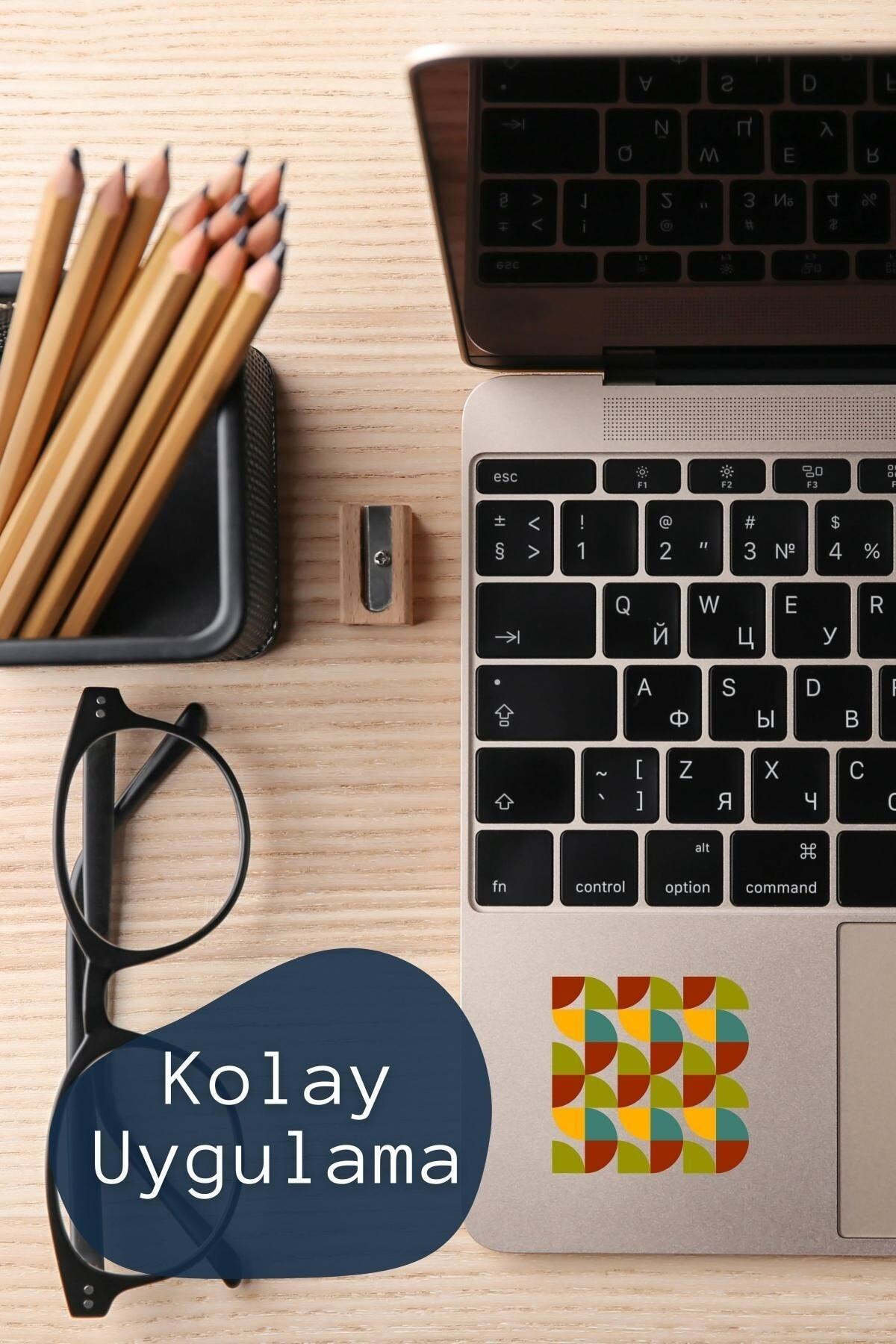 Geometrik Temalı Sticker Seti - 11 Adet Etiket Seti- Telefon, Tablet, Defter Laptop Uyumlu Etiket