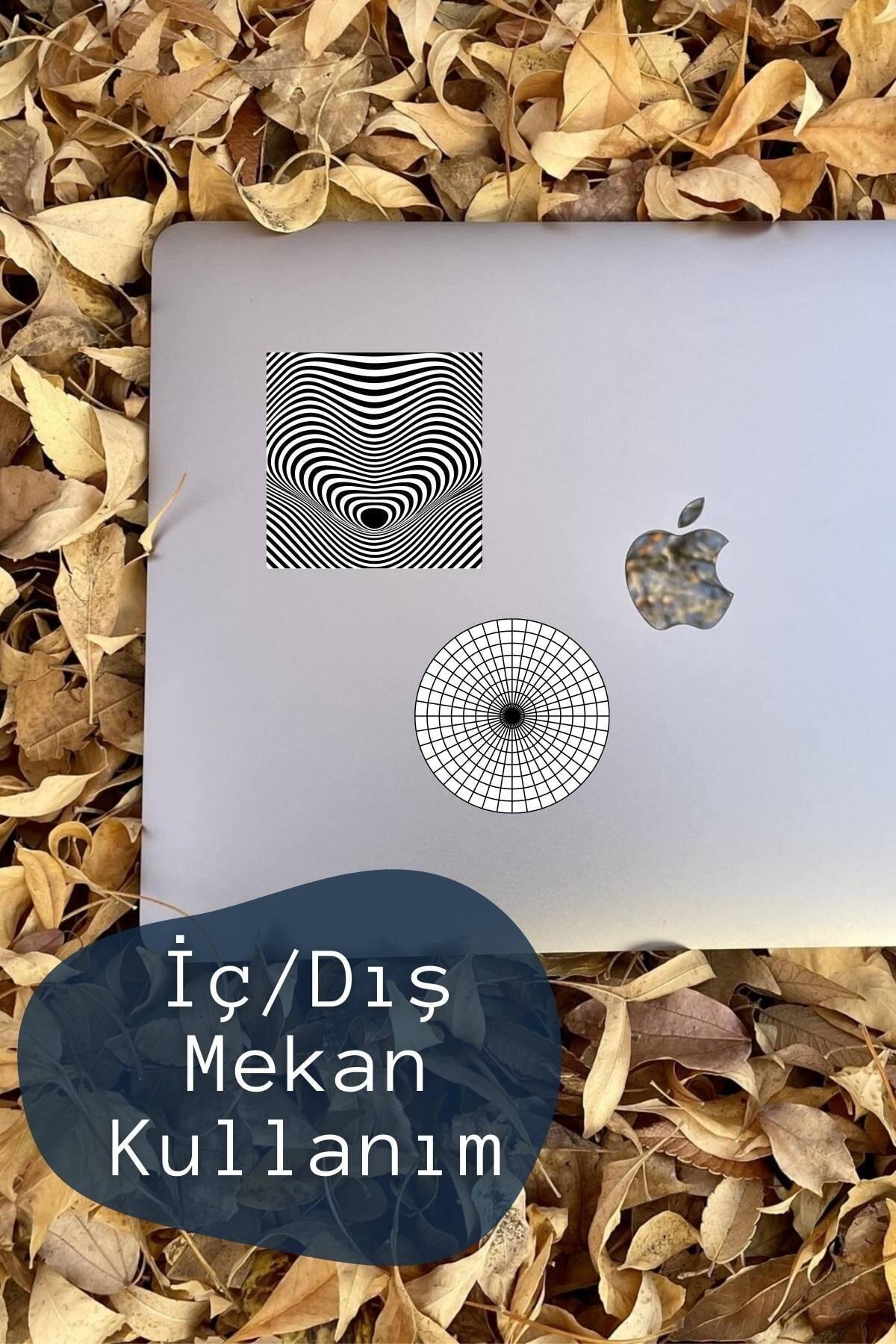 Geometrik Temalı Sticker Seti - 11 Adet Etiket Seti- Telefon, Tablet, Defter Laptop Uyumlu Etiket