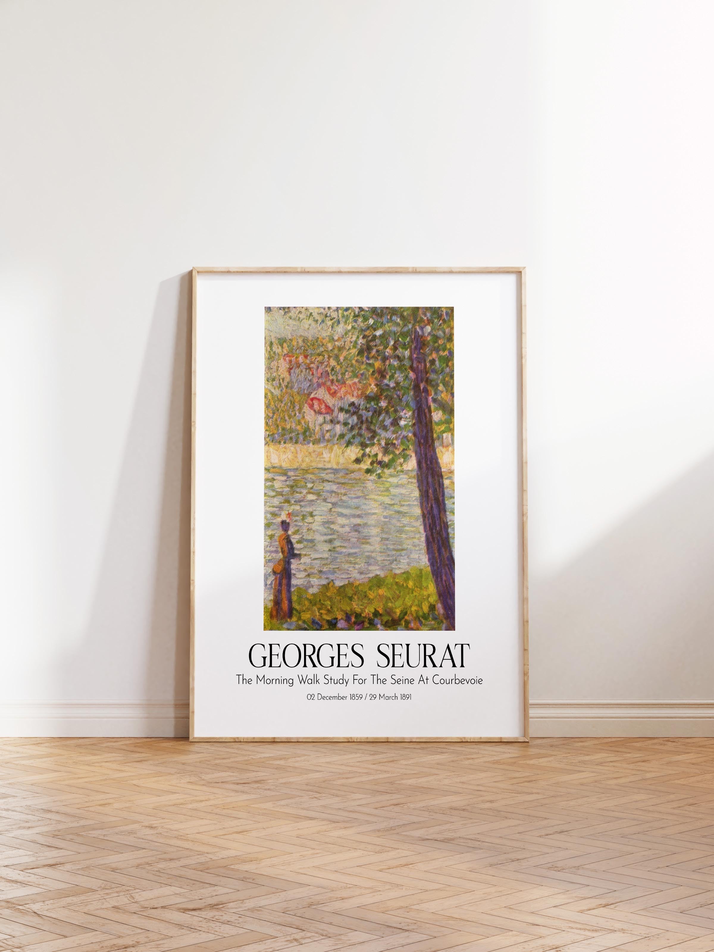 Georges Seurat, Ahşap Çerçeveli Tablo, Sanat Serisi NO:111920