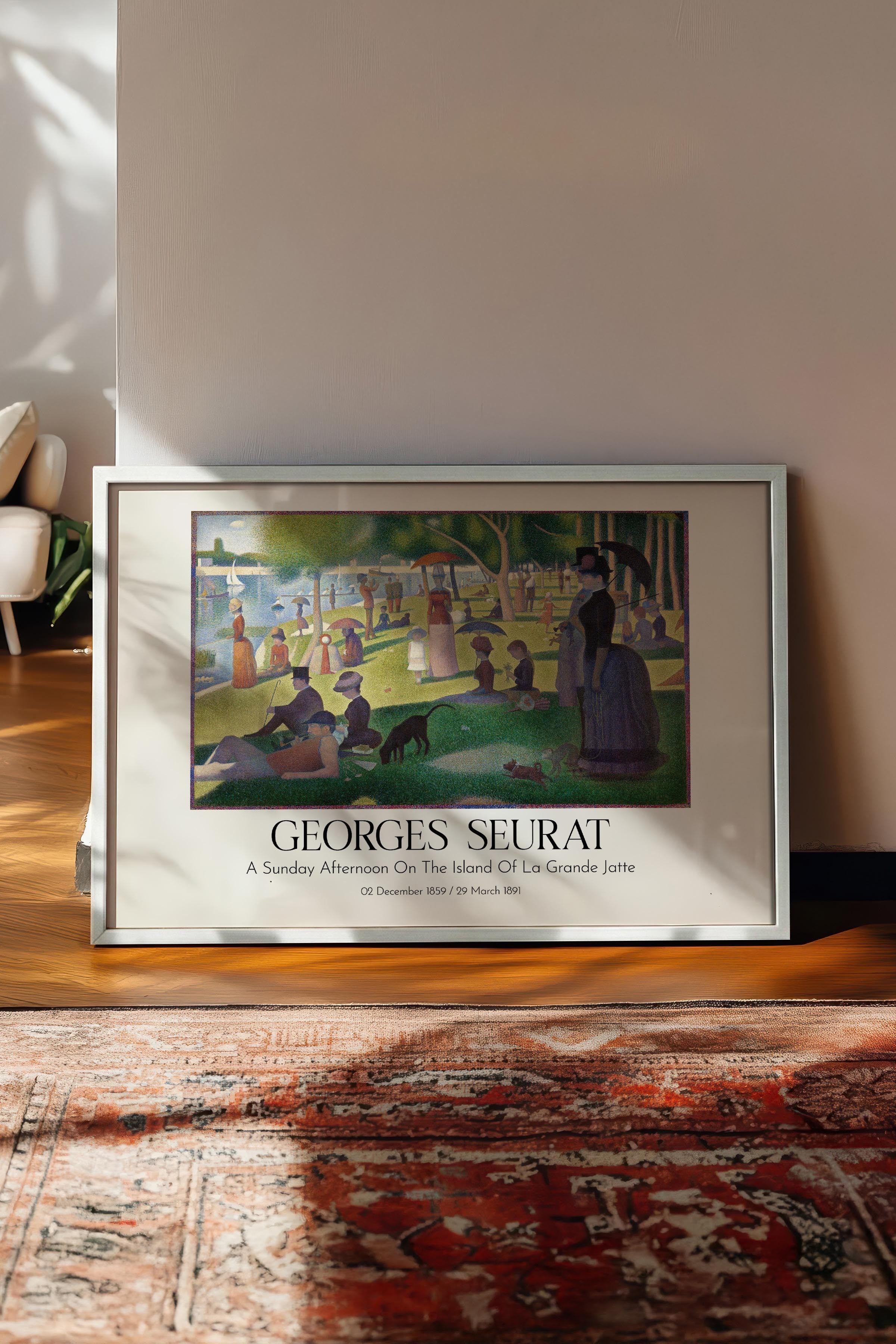 Georges Seurat, Beyaz Çerçeveli Tablo, Sanat Serisi NO:111926