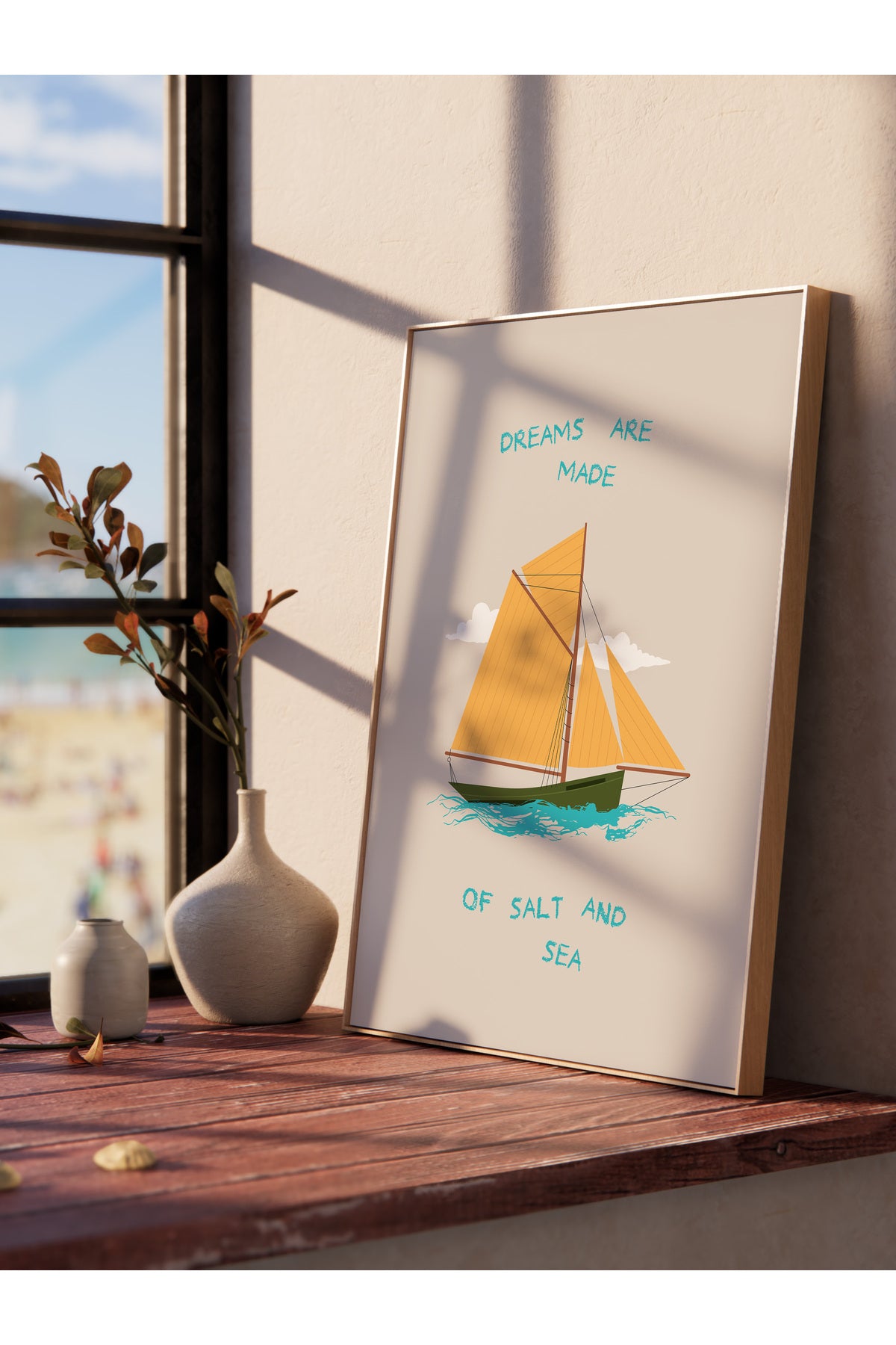 Gezi Çizim Temalı Duvar Posteri, Estetik Çerçevesiz Poster - Yatak Odası, Salon, Mutfak Duvar Dekoru