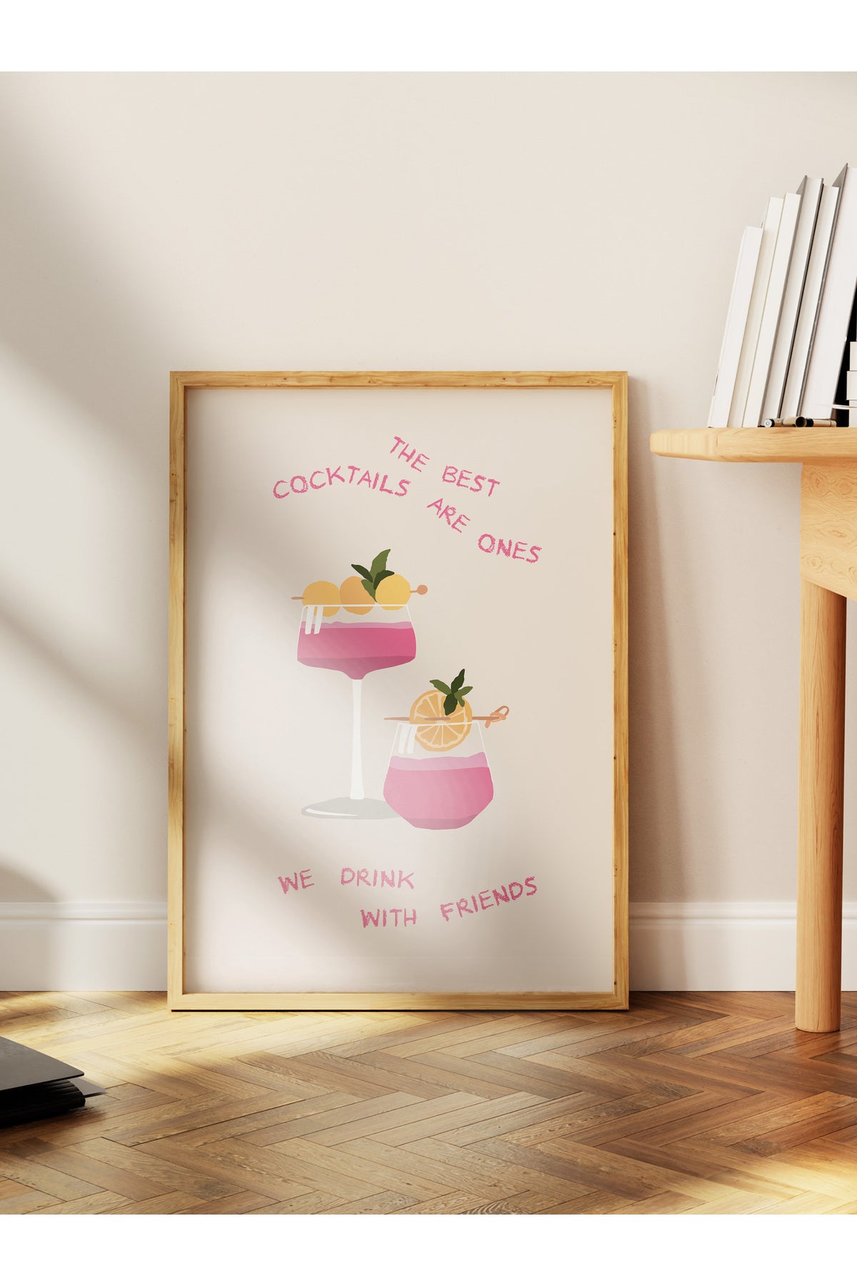 Gezi Çizim Temalı Duvar Posteri, Estetik Çerçevesiz Poster - Yatak Odası, Salon, Mutfak Duvar Dekoru