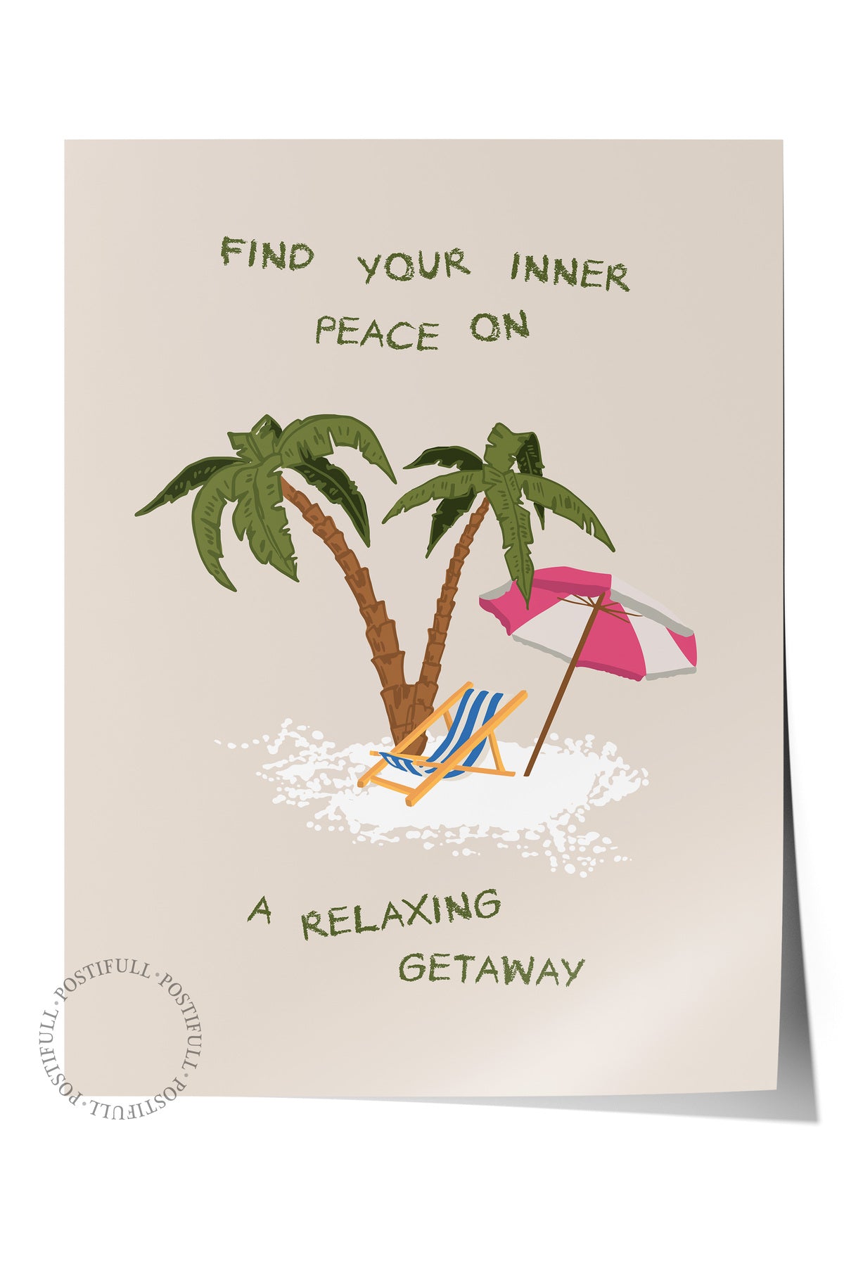 Gezi Çizim Temalı Duvar Posteri, Estetik Çerçevesiz Poster - Yatak Odası, Salon, Mutfak Duvar Dekoru