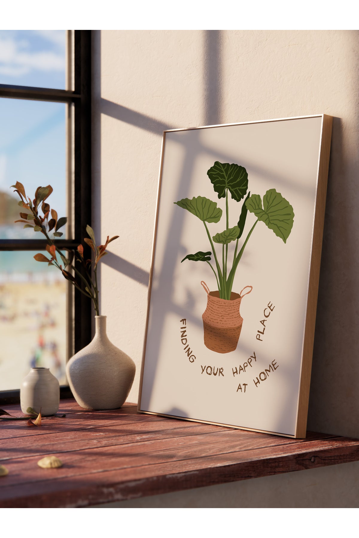 Gezi Çizim Temalı Duvar Posteri, Estetik Çerçevesiz Poster - Yatak Odası, Salon, Mutfak Duvar Dekoru