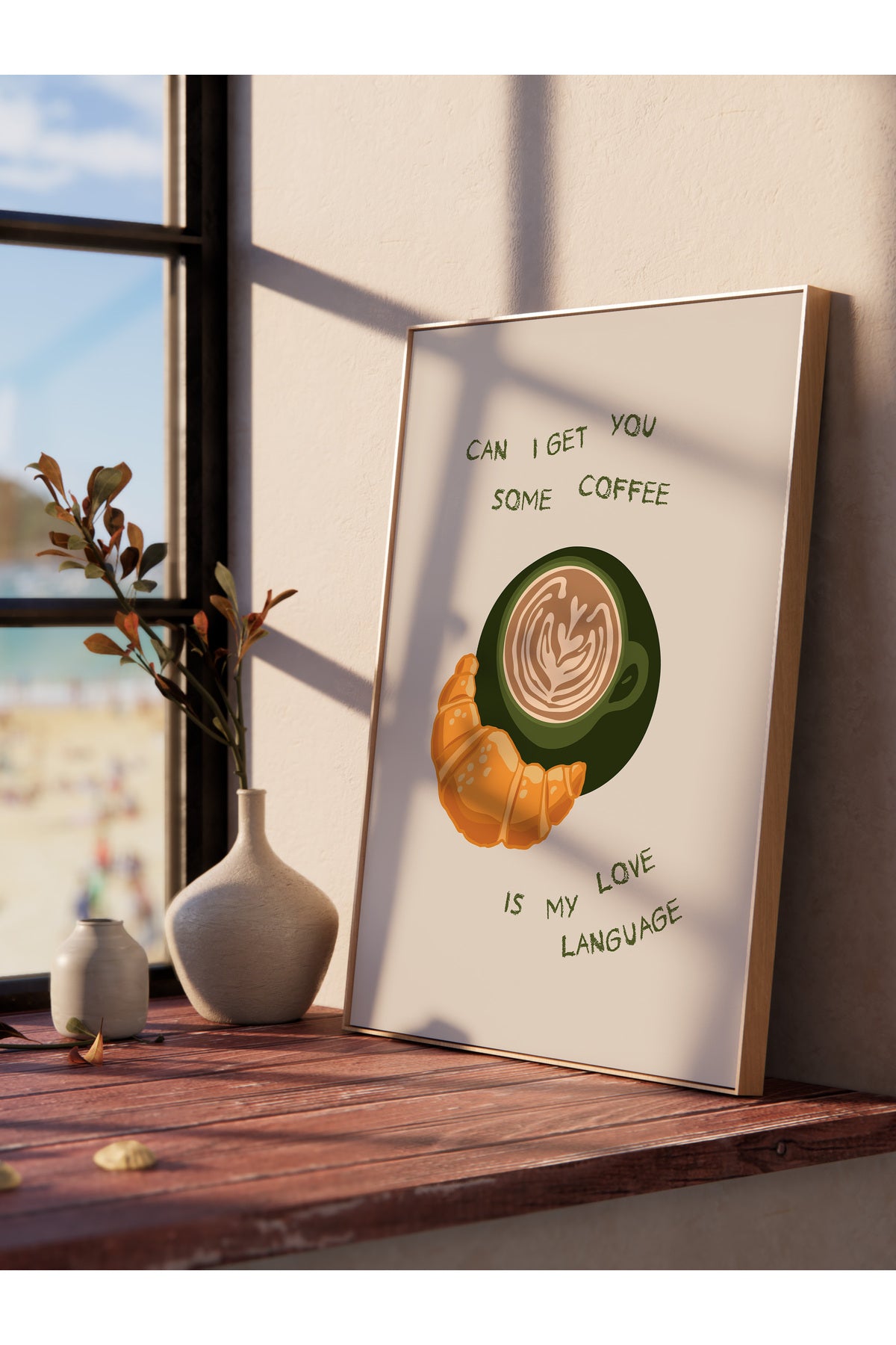 Gezi Çizim Temalı Duvar Posteri, Estetik Çerçevesiz Poster - Yatak Odası, Salon, Mutfak Duvar Dekoru