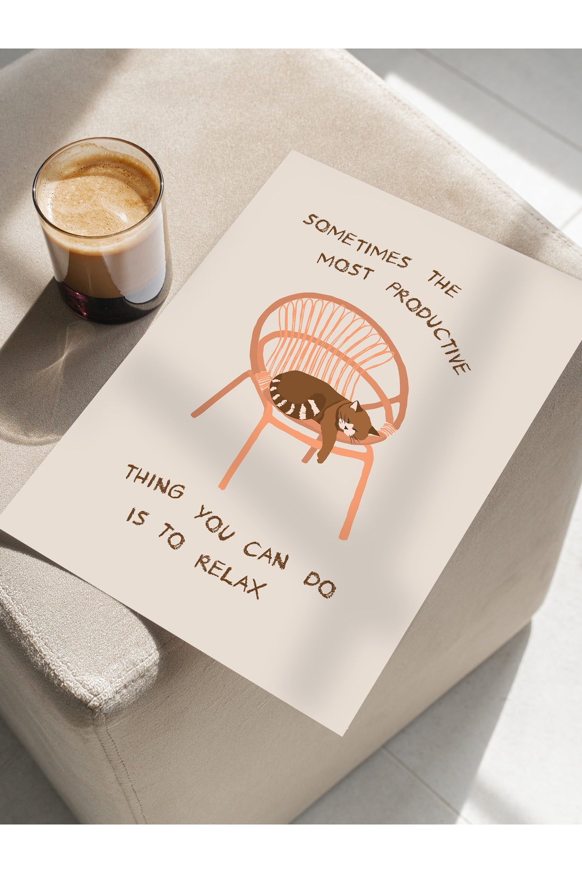 Gezi Çizim Temalı Duvar Posteri, Estetik Çerçevesiz Poster - Yatak Odası, Salon, Mutfak Duvar Dekoru