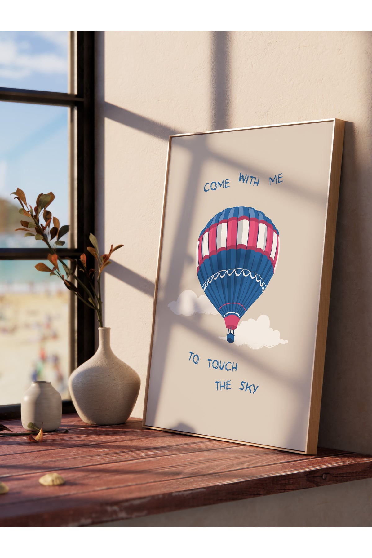 Gezi Çizim Temalı Duvar Posteri, Estetik Çerçevesiz Poster - Yatak Odası, Salon, Mutfak Duvar Dekoru